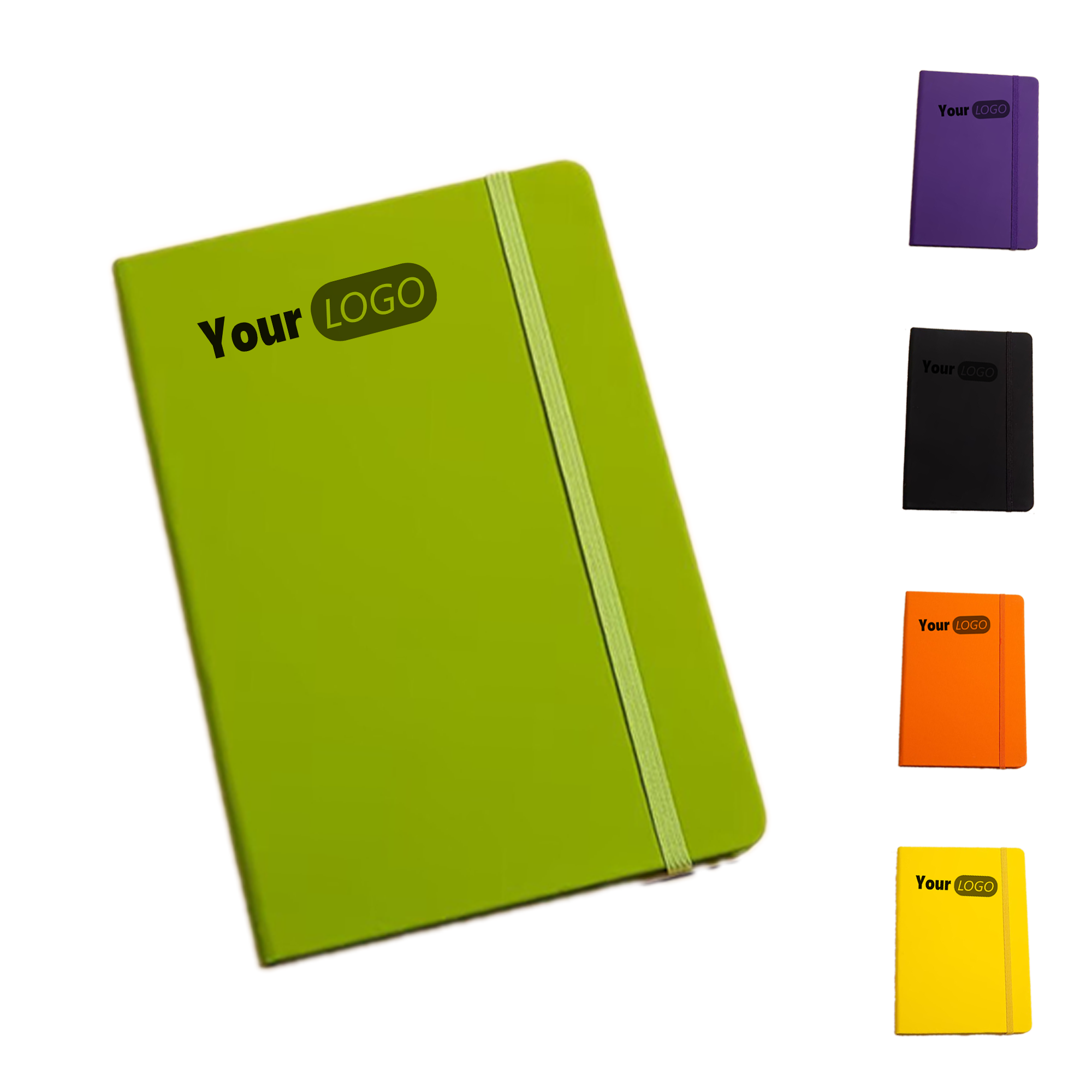 A5 Strap Bound Meeting Notebook 4