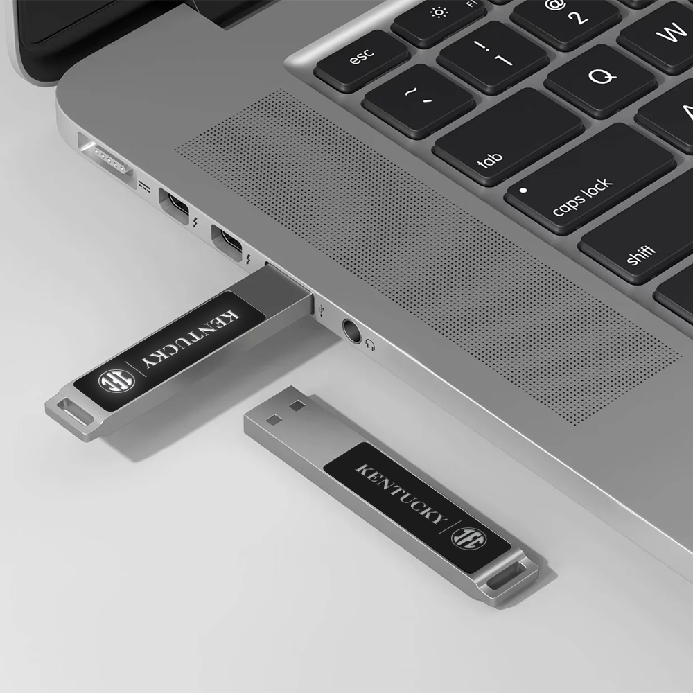 North Center Light-Up USB Flash Drive 10