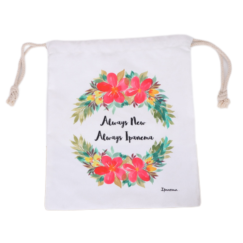 Cotton Canvas Drawstring Bag 1