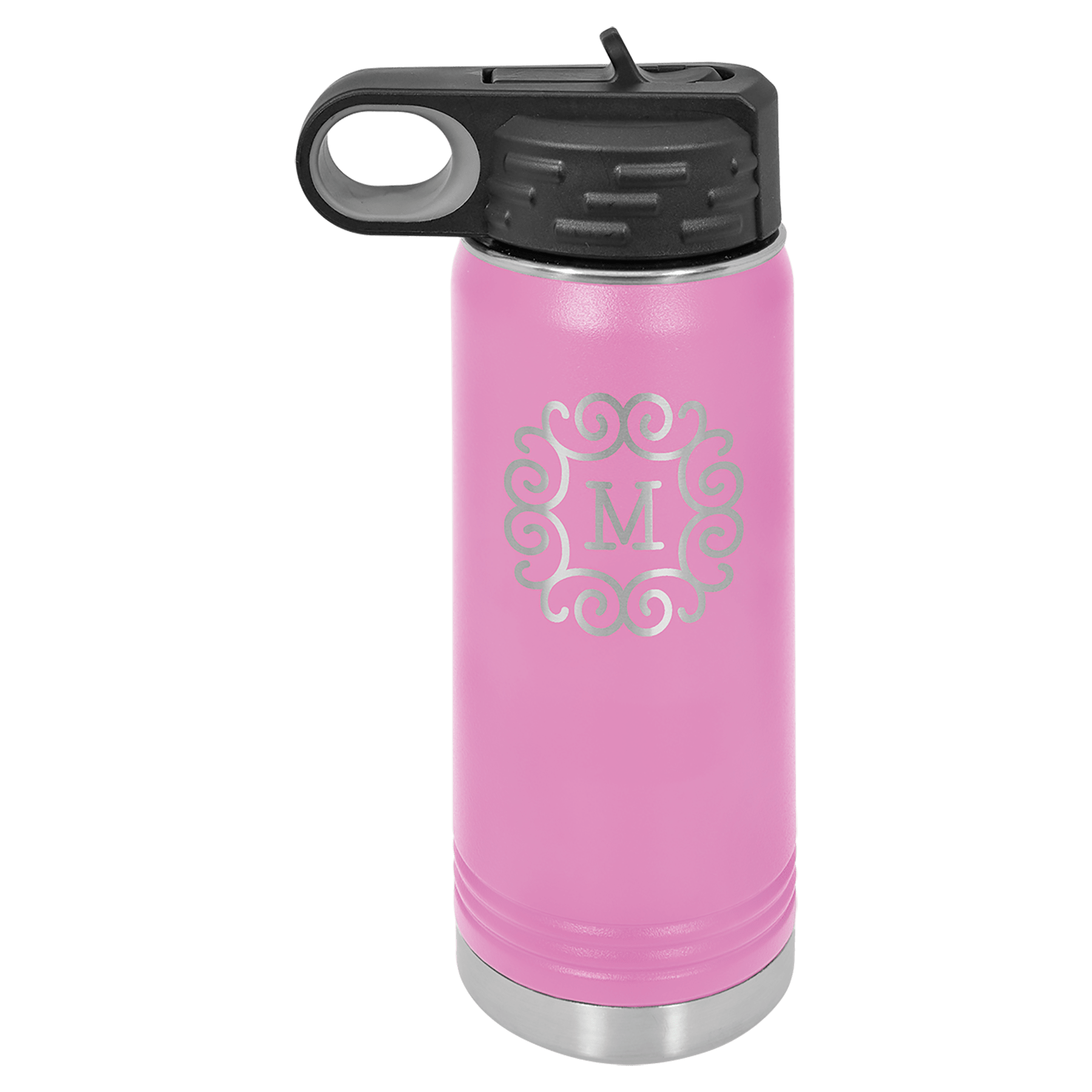 20 oz. Light Purple Laser Engraved Polar Camel Water Bottles, custom water bottle with logo imprint 2