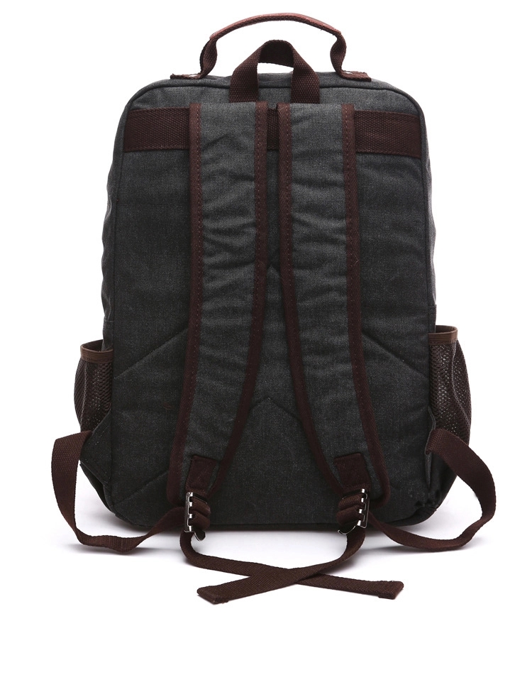 Vintage Canvas Backpack Travel Rucksack 9