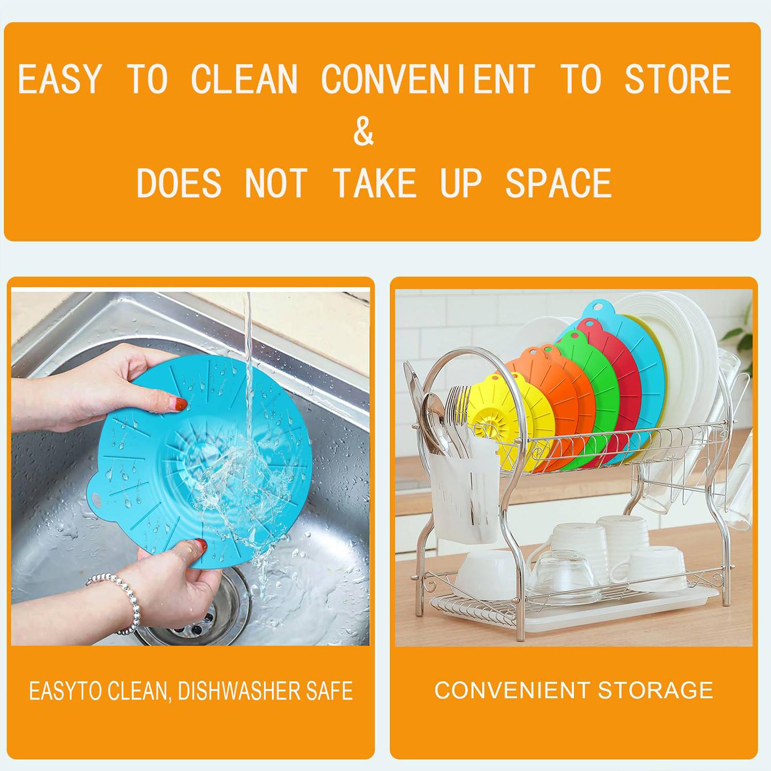 5 Pack Heat Resistant Microwave Splatter Cover 5