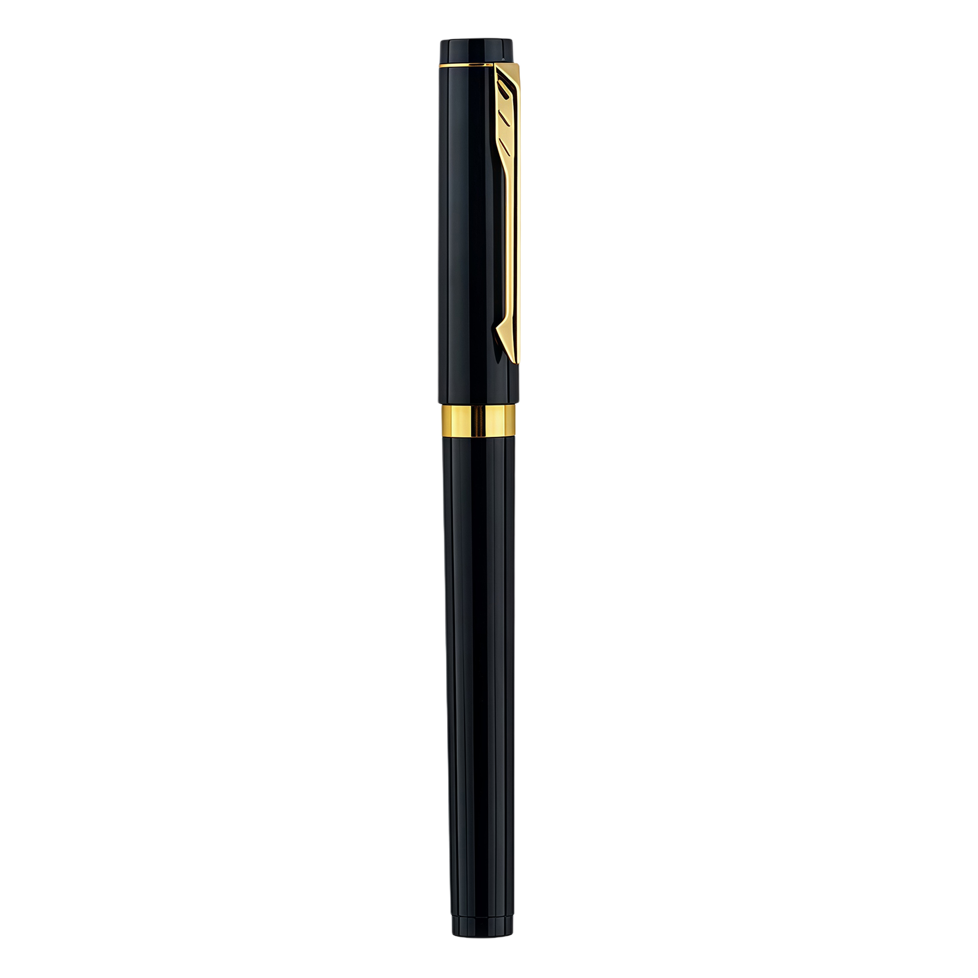 Premium 0.7mm Black Gel Pen with Large Ink Capacity - Smooth Writing Metal-like Finish 6