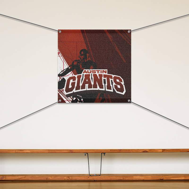 Custom 3' X 3' Mesh Banners 5