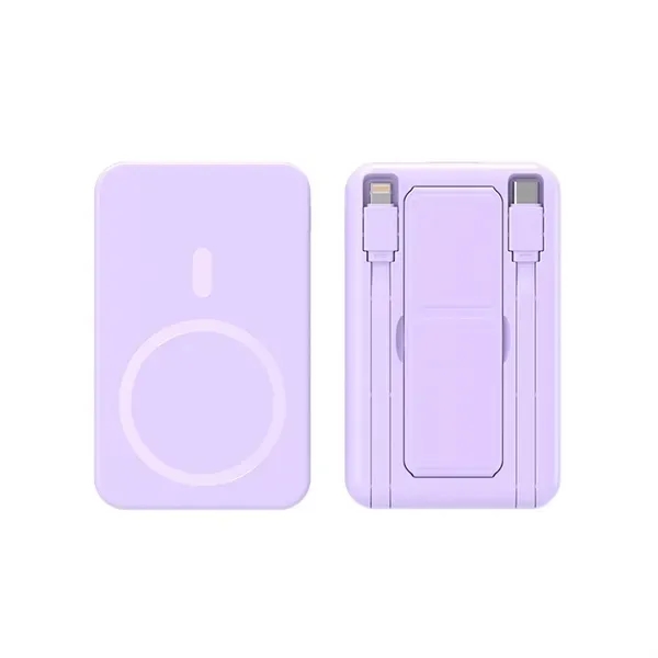 Magnetic Wireless Power Bank with Phone Stand 6