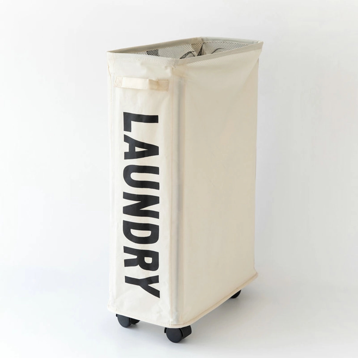Rolling Slim Laundry Basket 4
