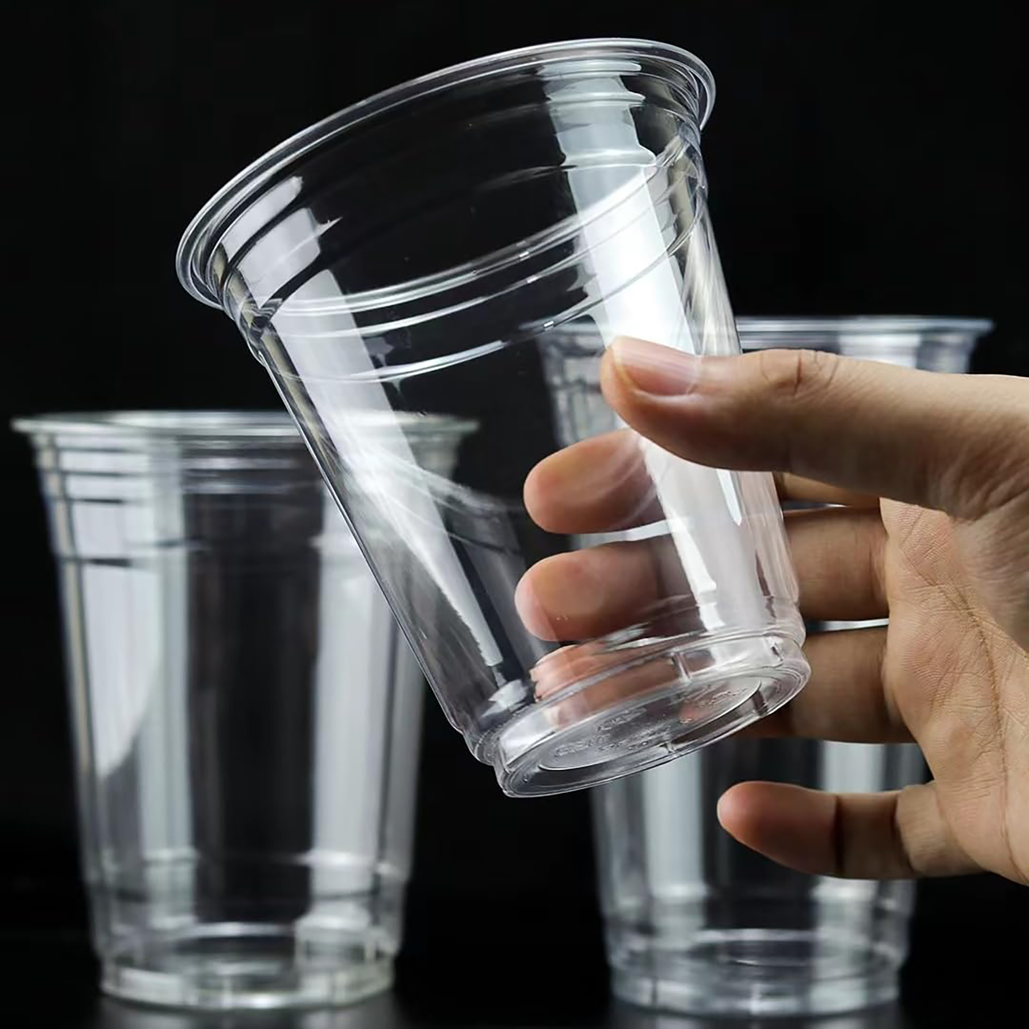 16 oz PET Plastic Cups 4