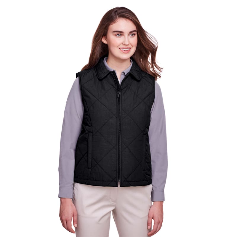 UltraClub Ladies' Dawson Quilted Hacking Vest 9