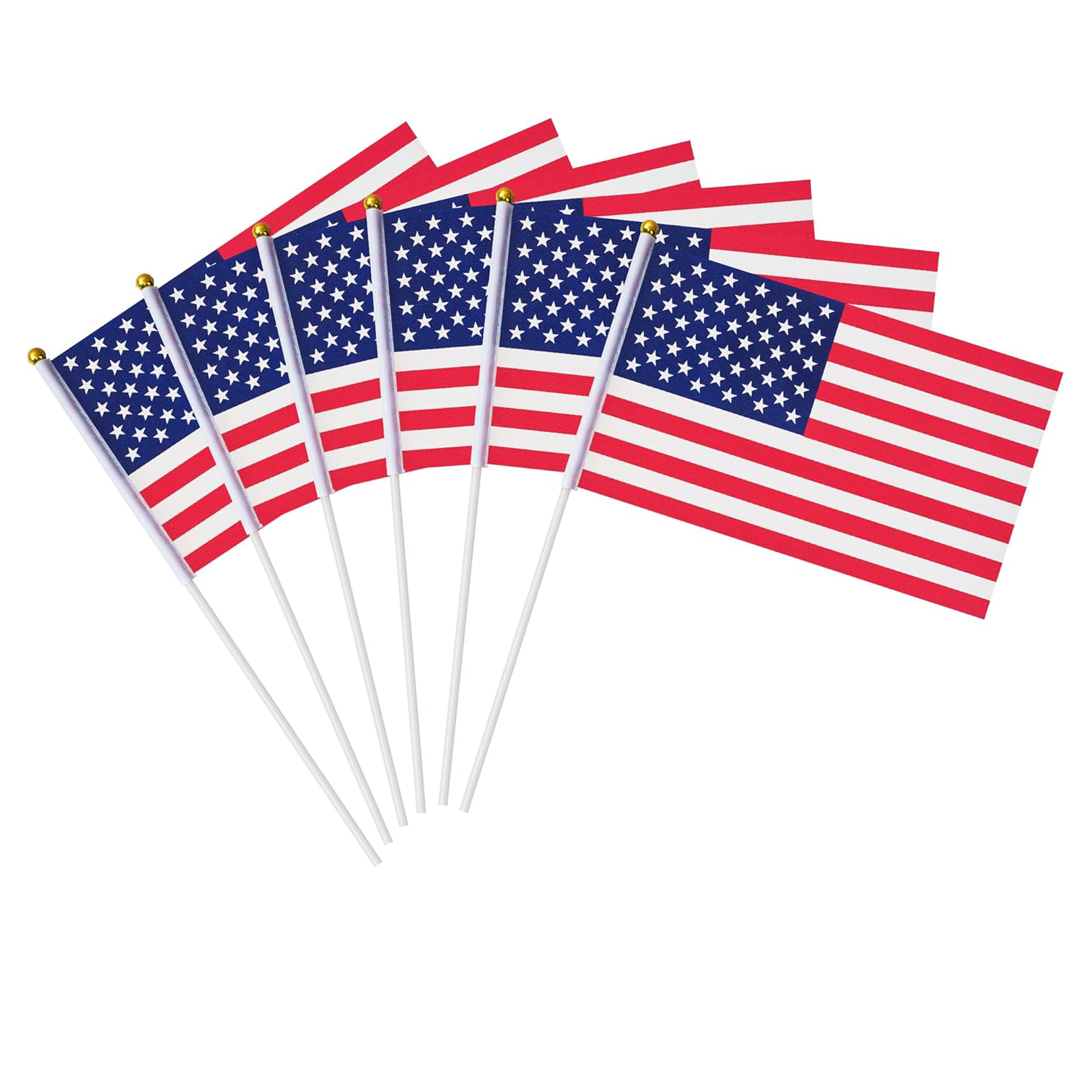 Small Mini Plain Flag On Stick 2