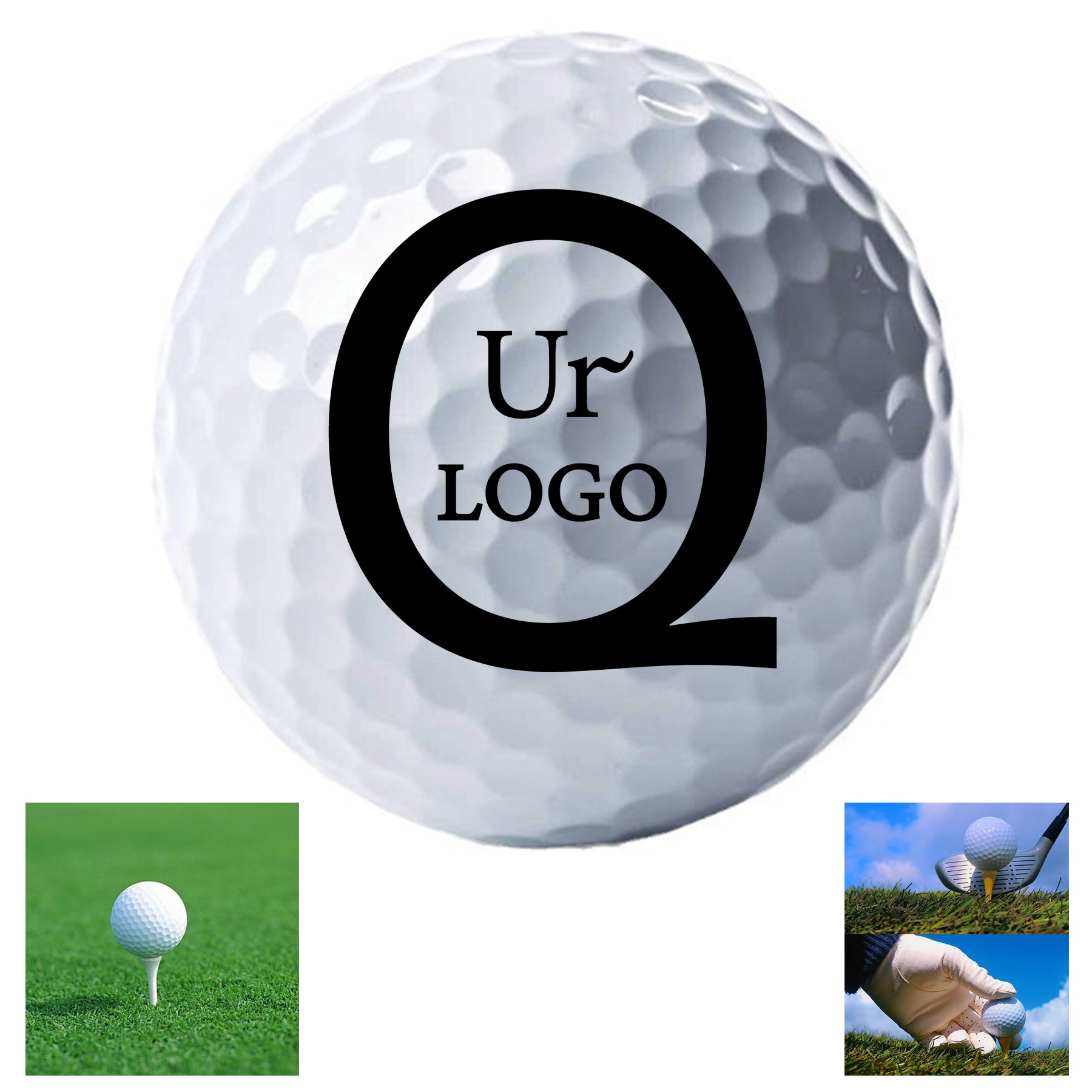 Diameter 1.67 In 3-Layer Golf Ball For Competition