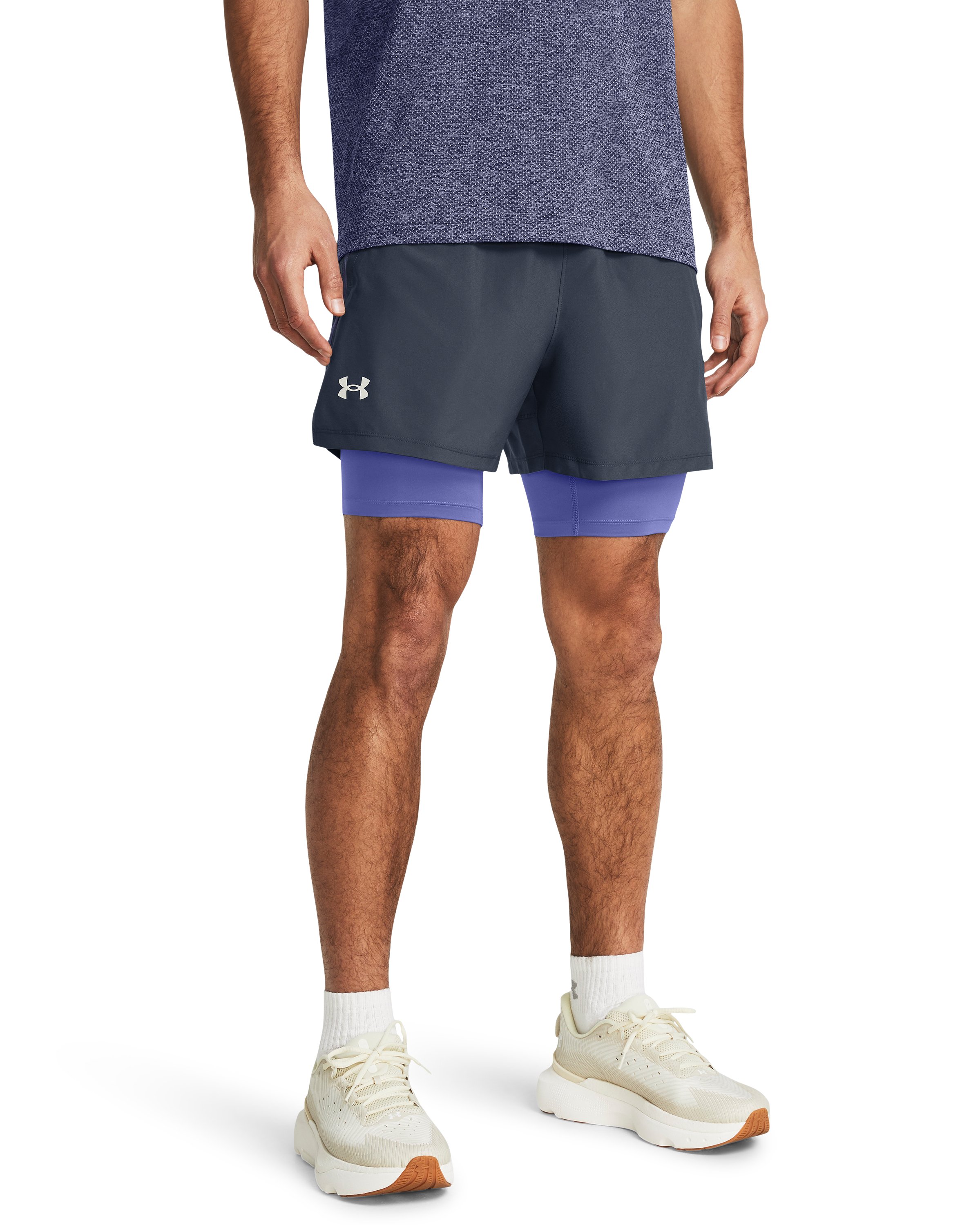 UA Launch Men's 2-in-1 5 Shorts 7