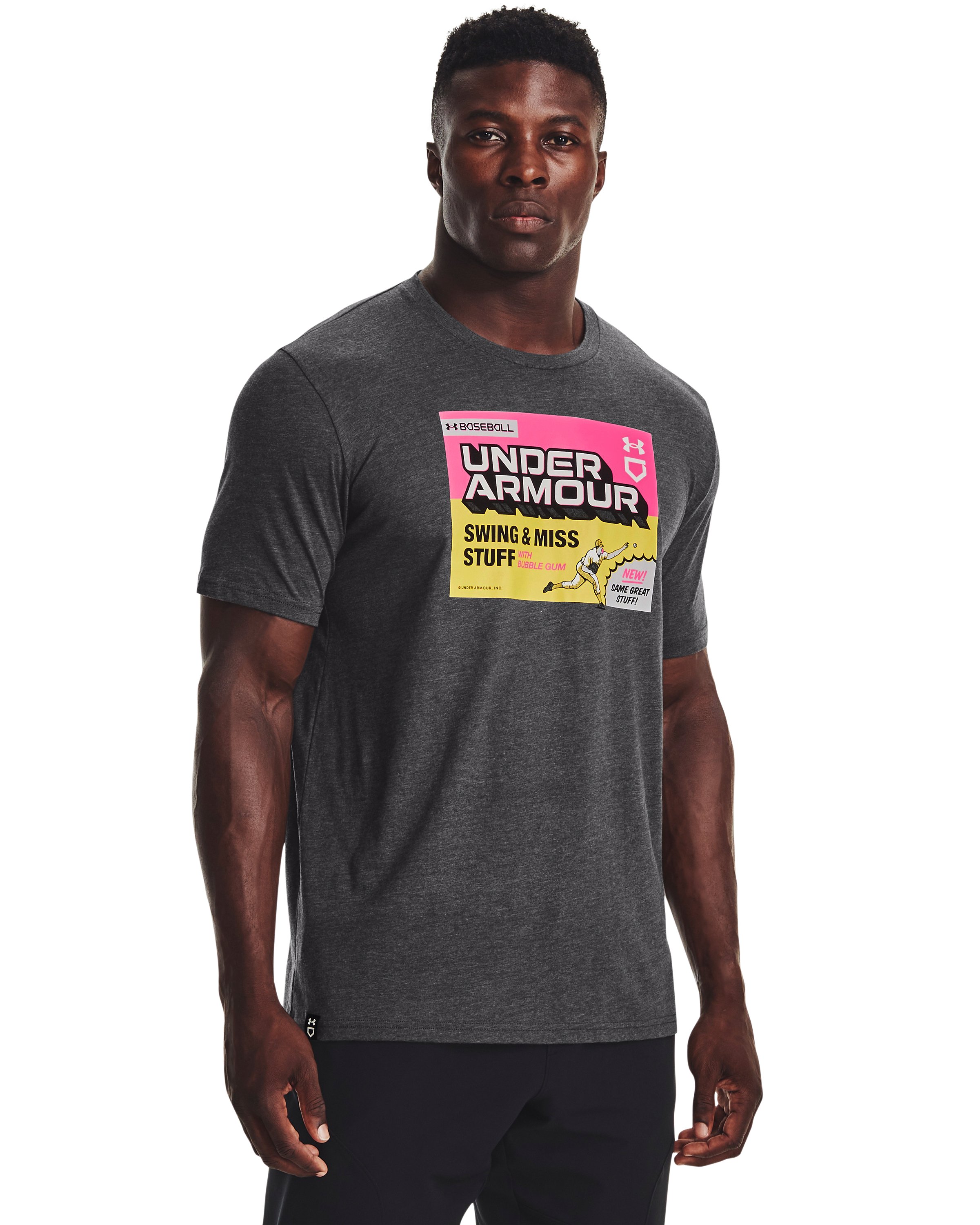 Men's UA Baseball Secret Stuff Short Sleeve  3