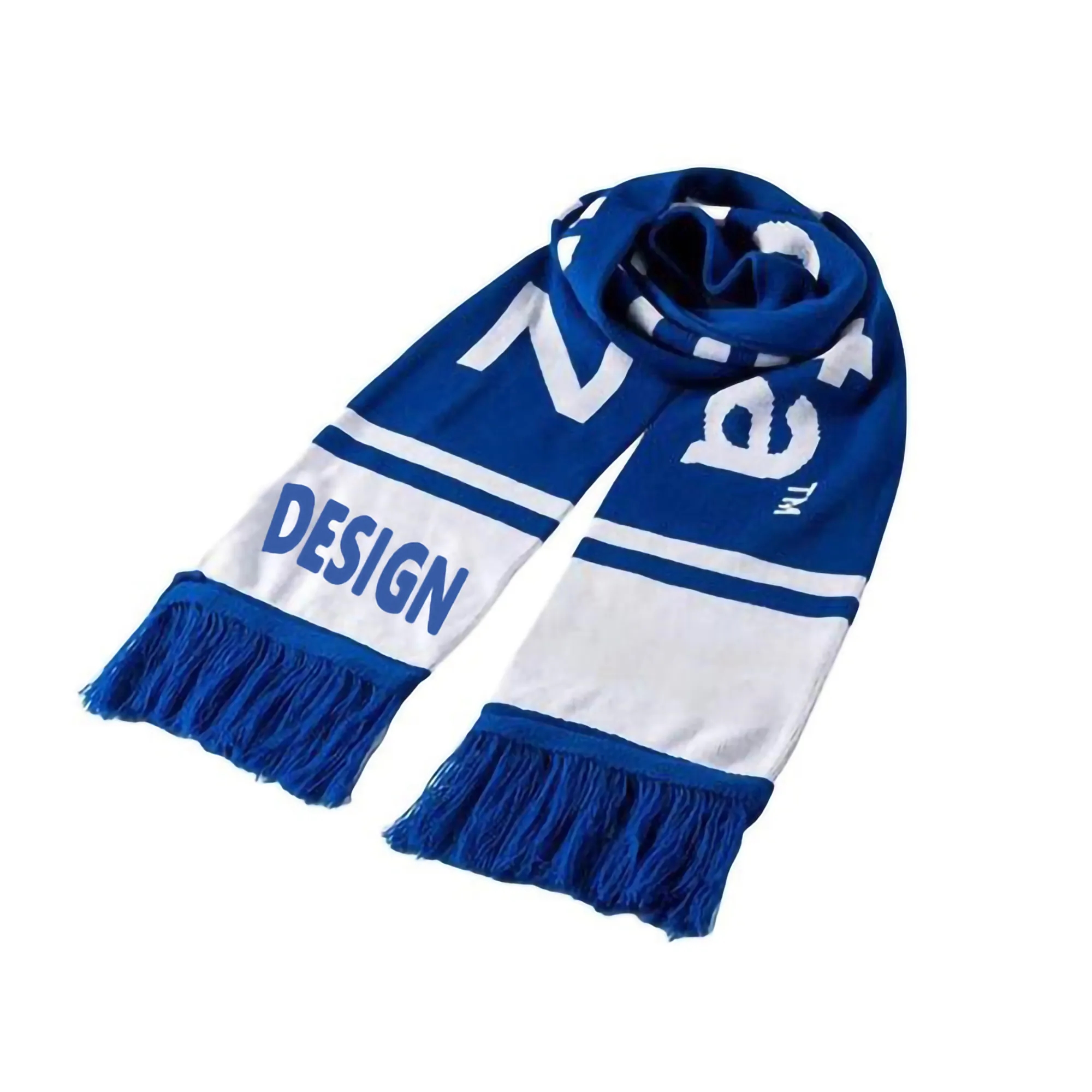Acrylic Knit Scarf With Fringe MOQ 100PCS 2