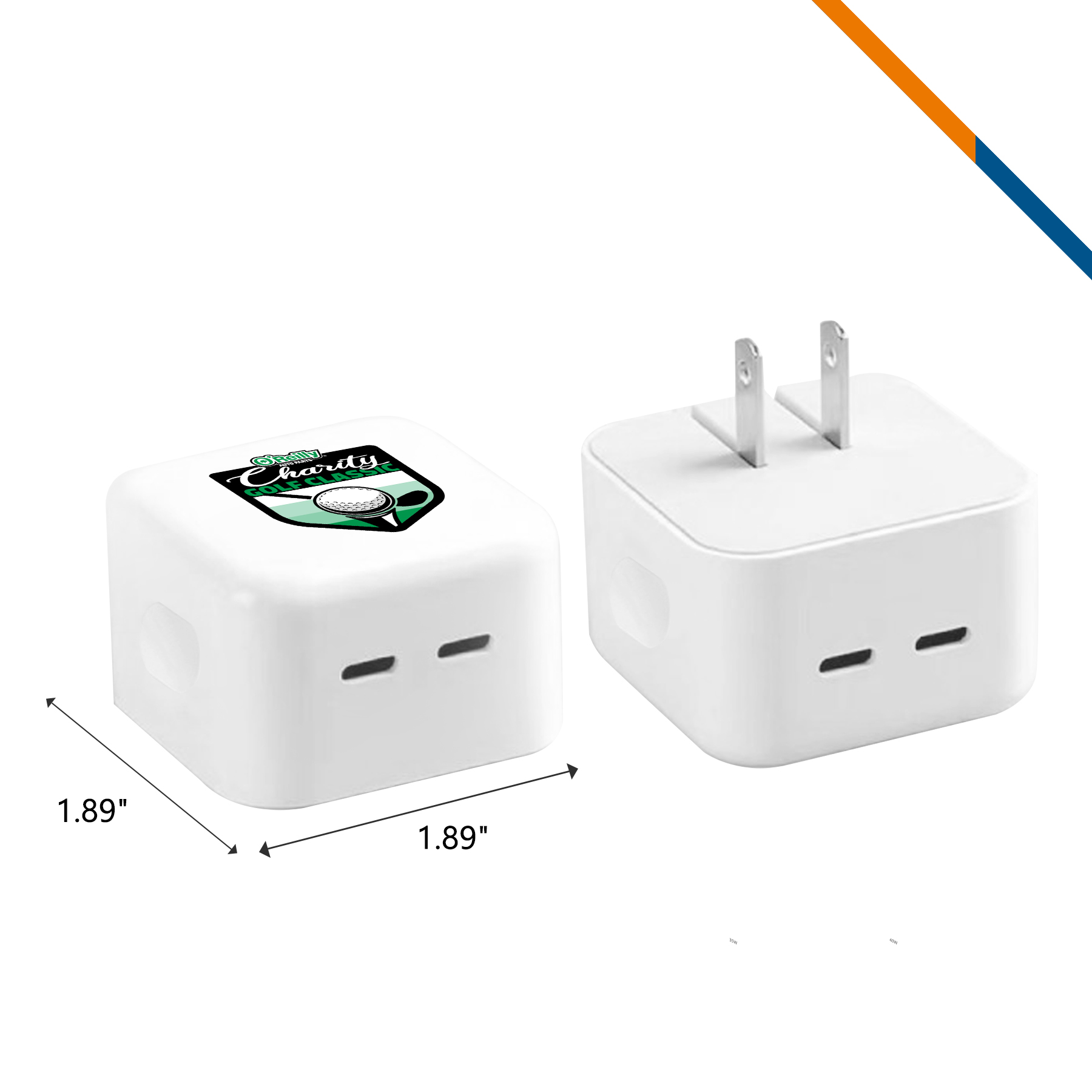 35W Finster Double Type-C Wall Charger 3