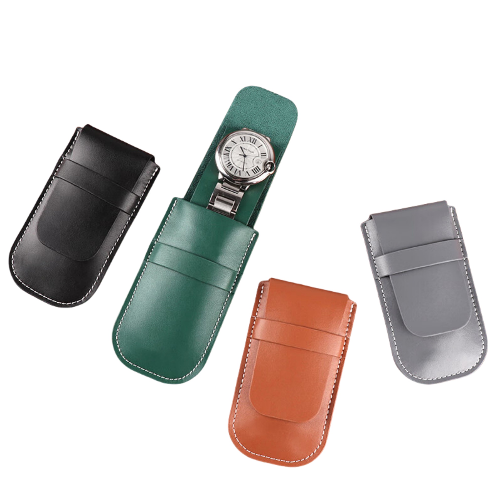 PU Travel Portable Watch Pouch 4