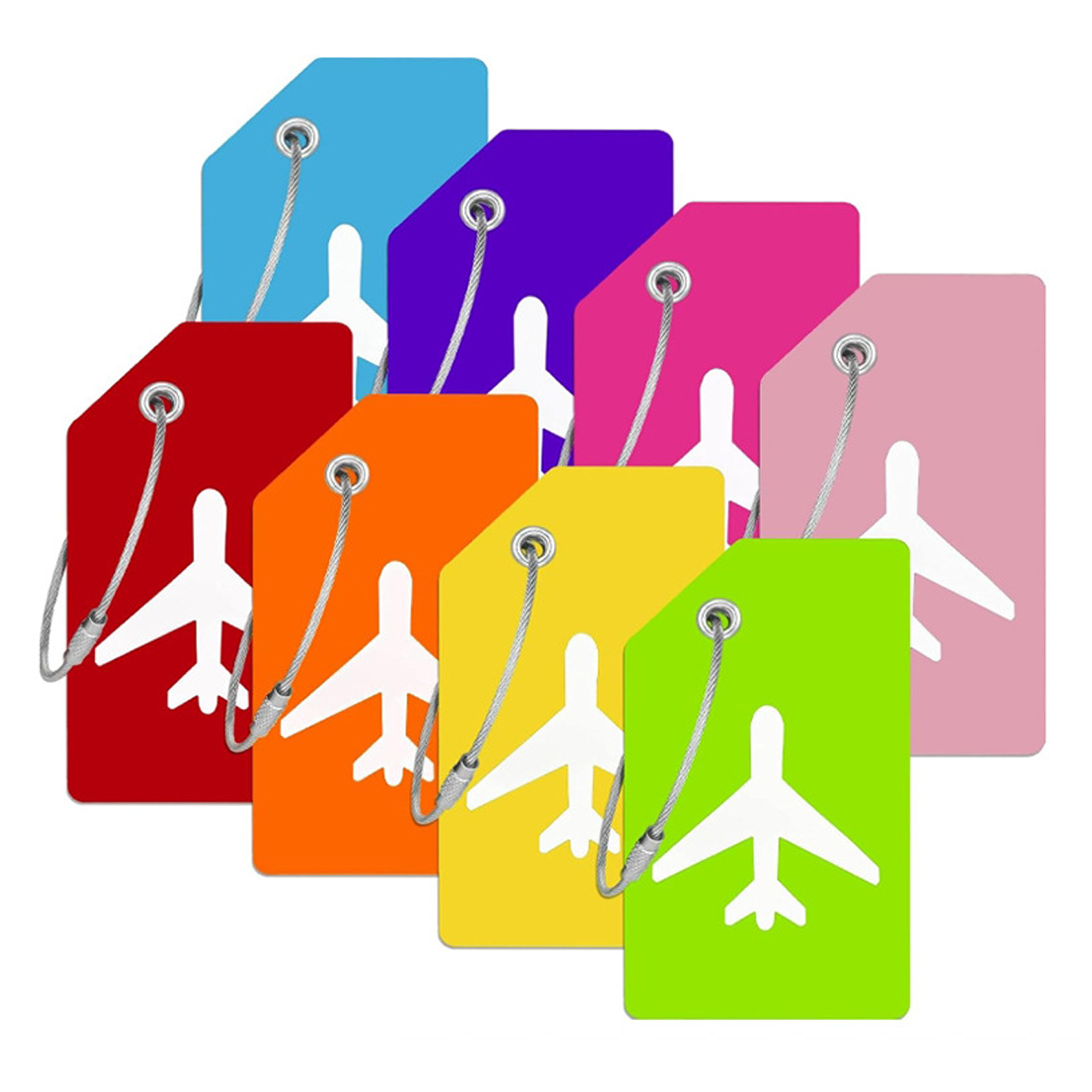 ID Card Silicone Luggage Tag With Name 2