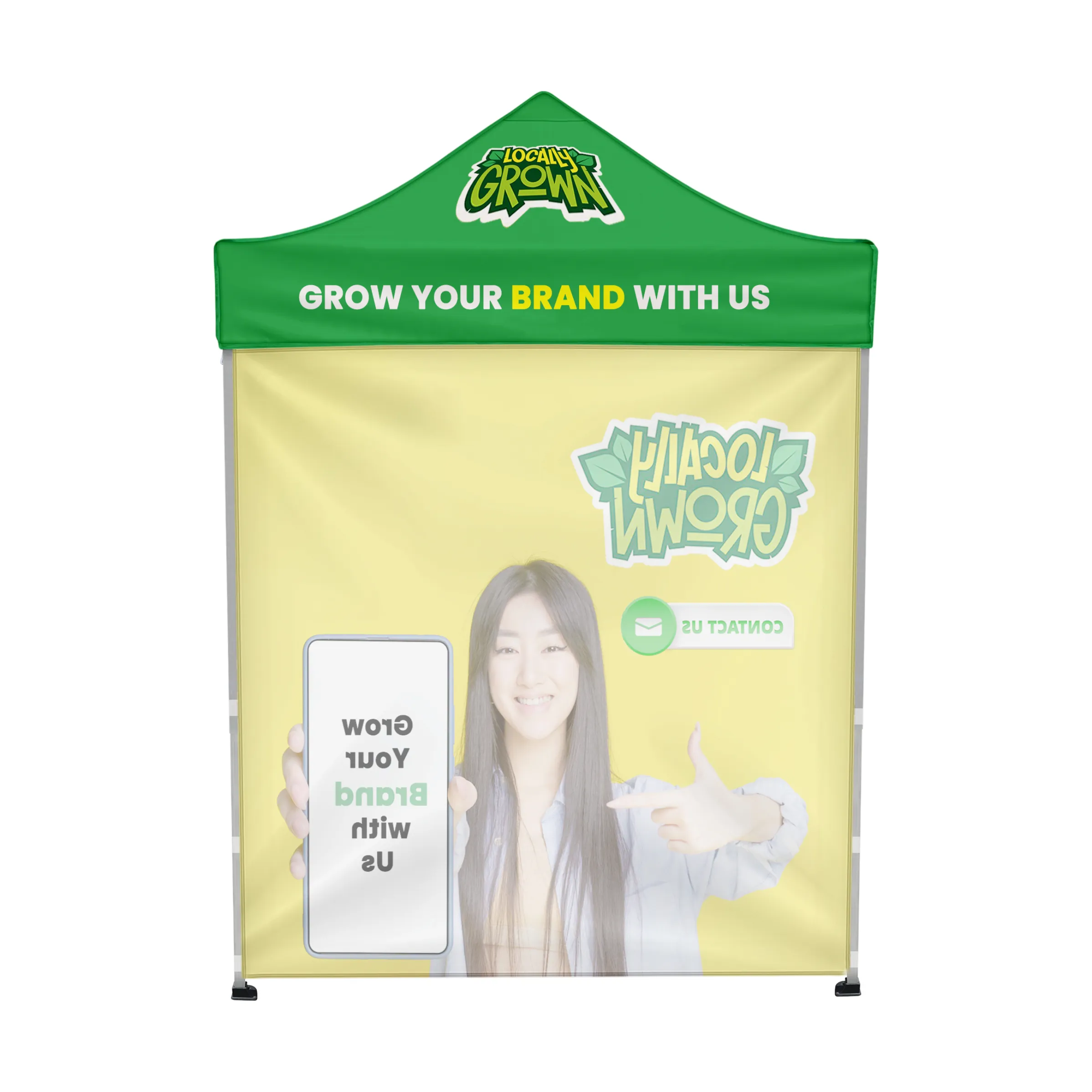 6'x6' Tent Canopy with frame and three full wall 9