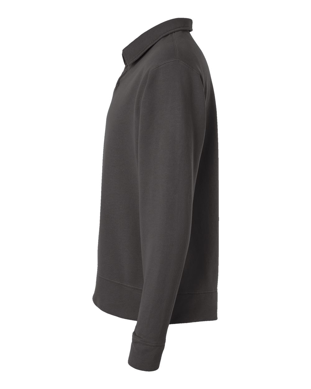 Unisex Garment-Dyed Polo Collar Sweatshirt - GDH490 37
