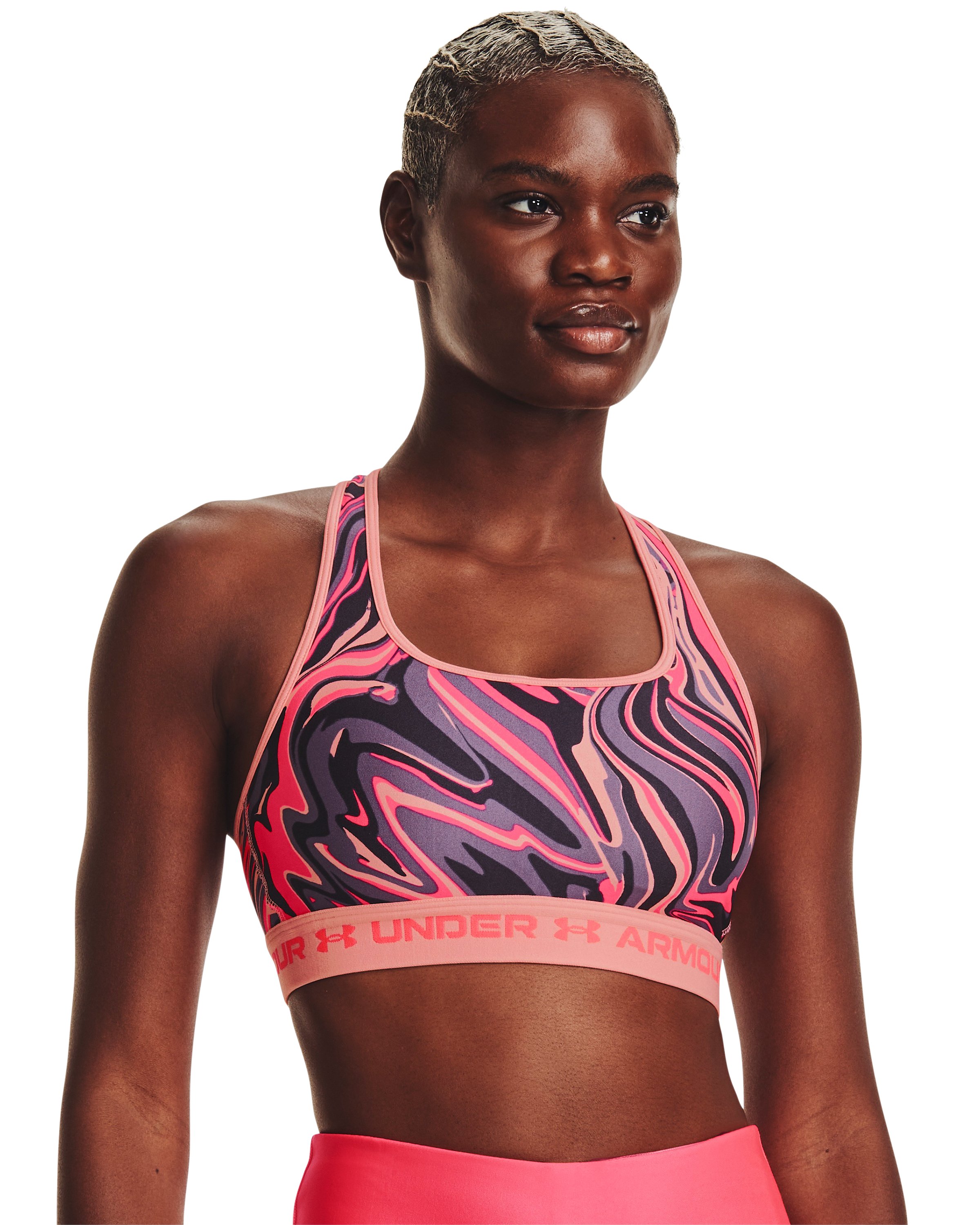 Crossback Mid Printed Women's Sports Bra 11