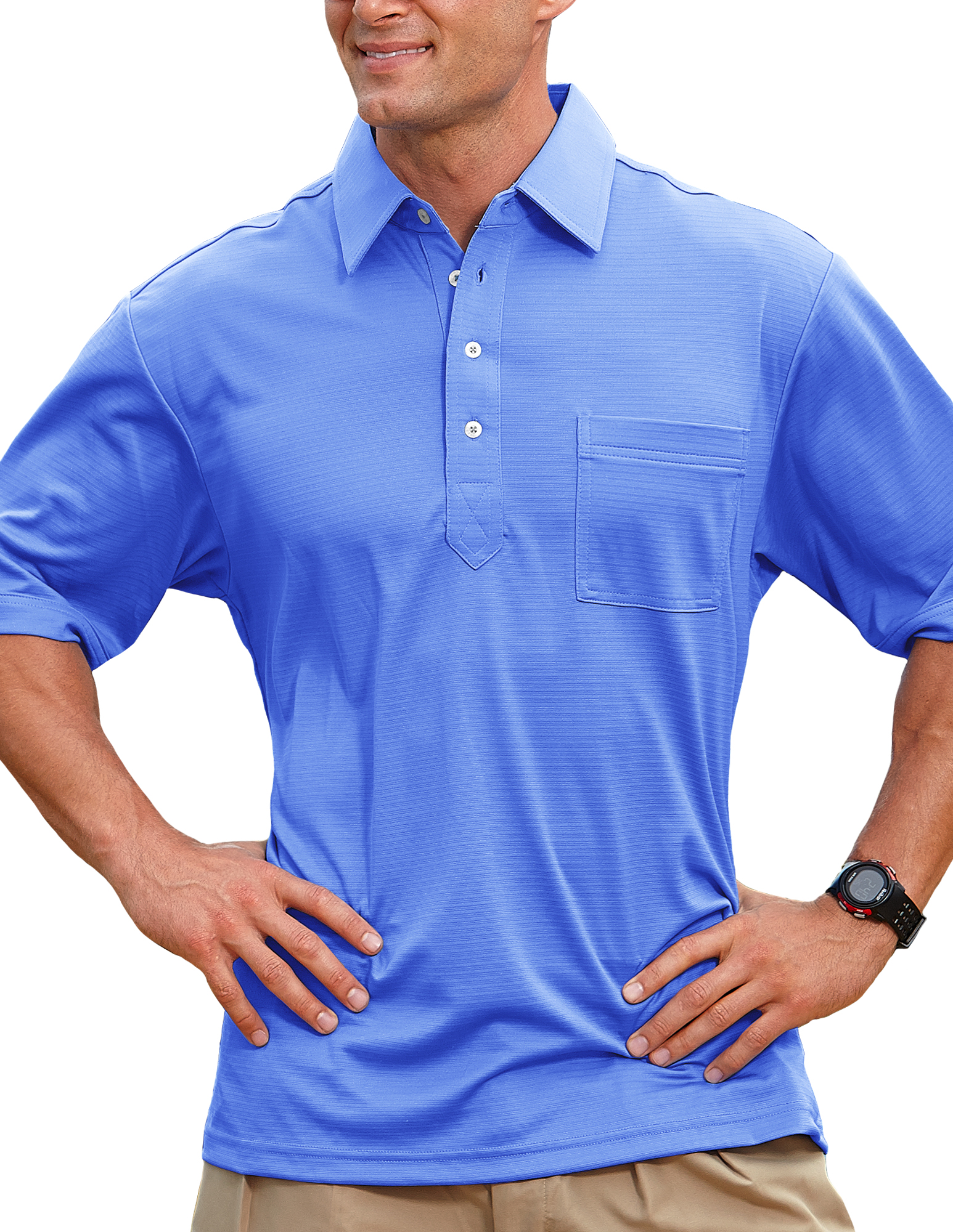 Men's Members Only Ottoman Solid Polo Shirt 4