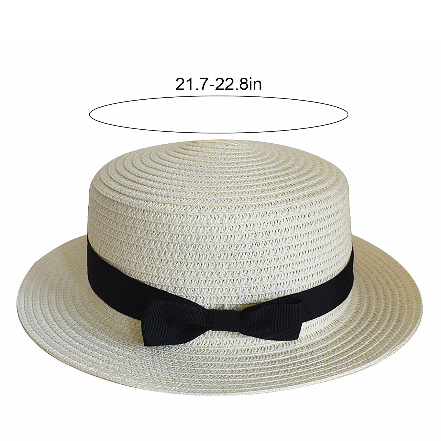 Sun Protection Beach Bowknot Straw Hat 17