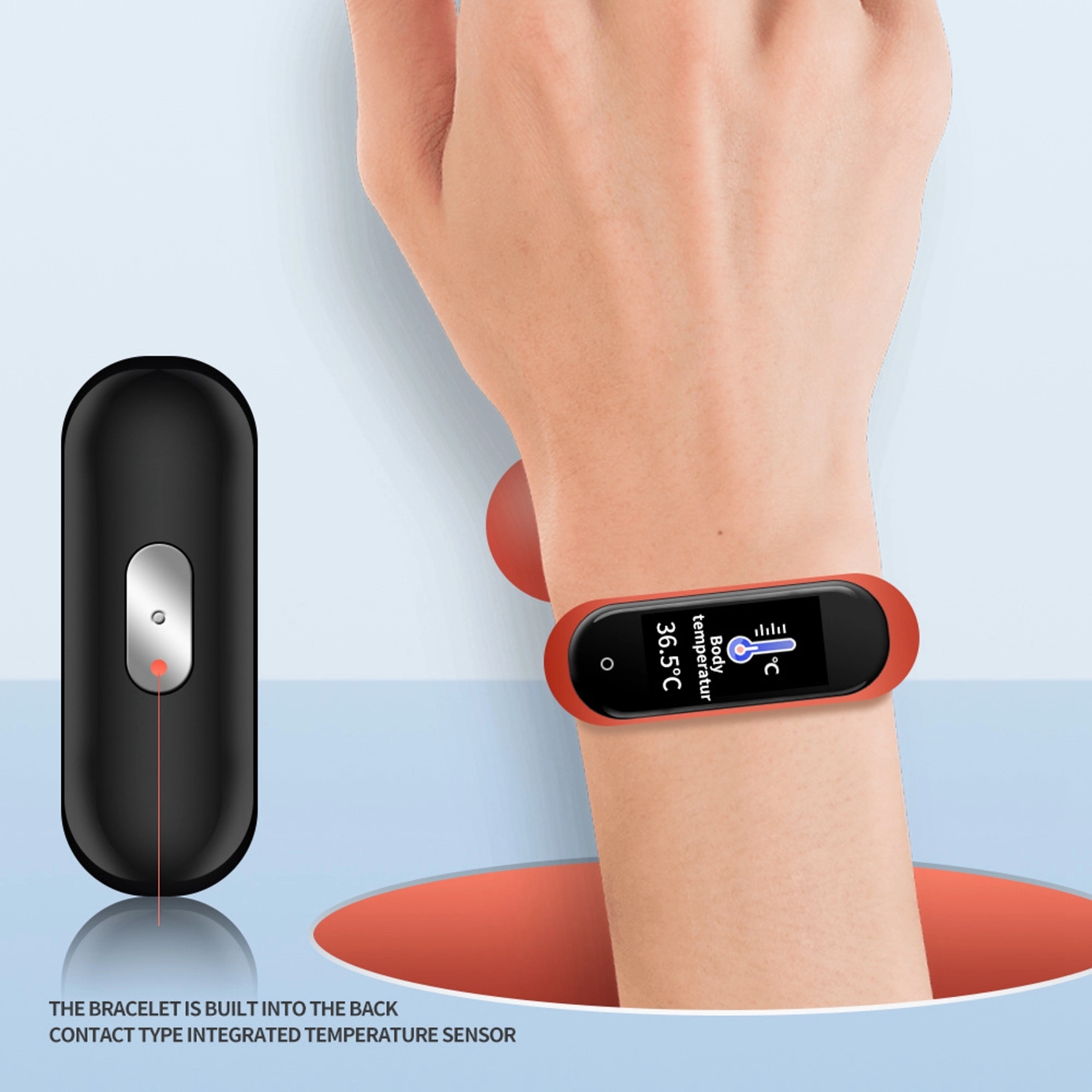 MT10 Body Temperature Monitoring Smart Watch 4