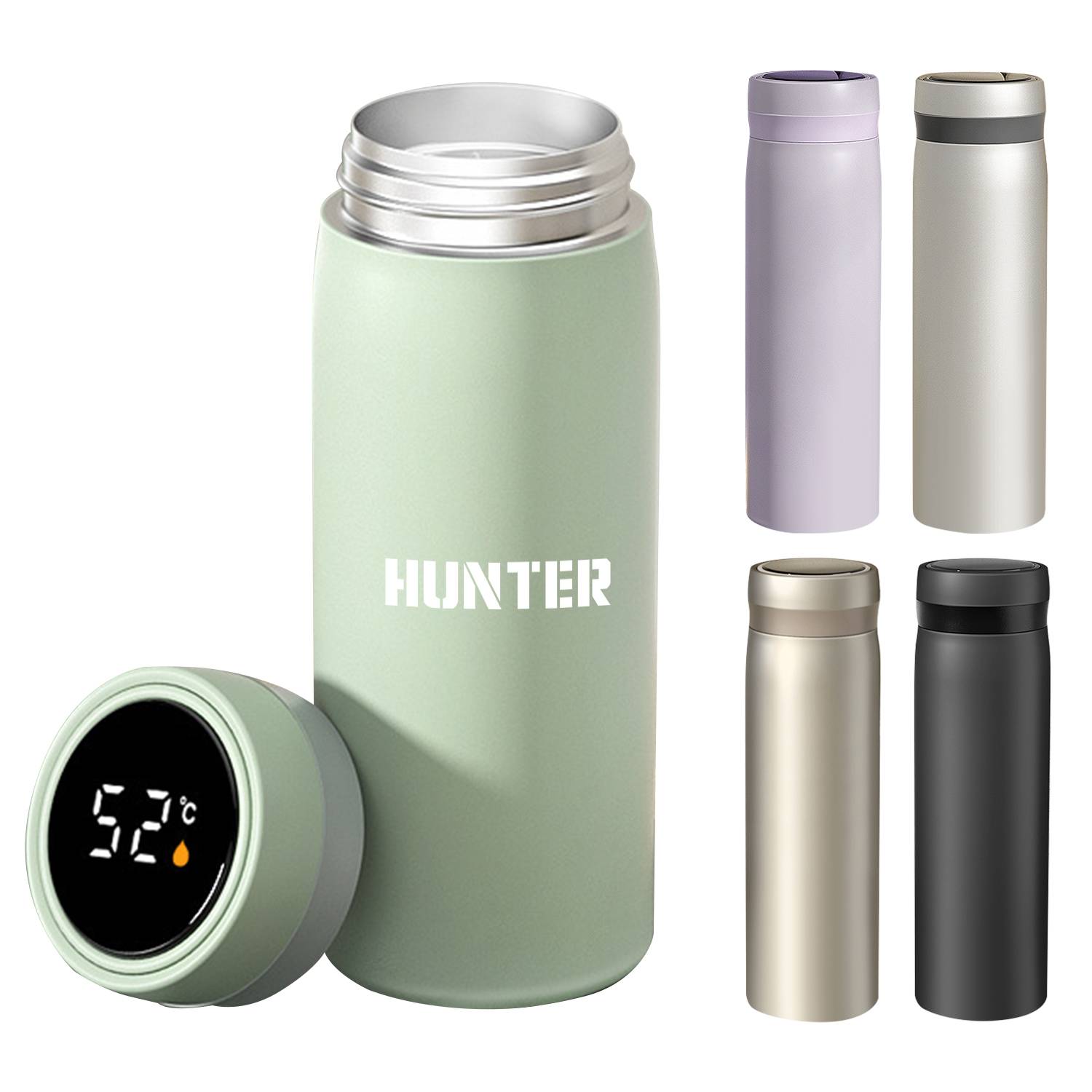 17.6oz Intelligent temperature display insulated bottle