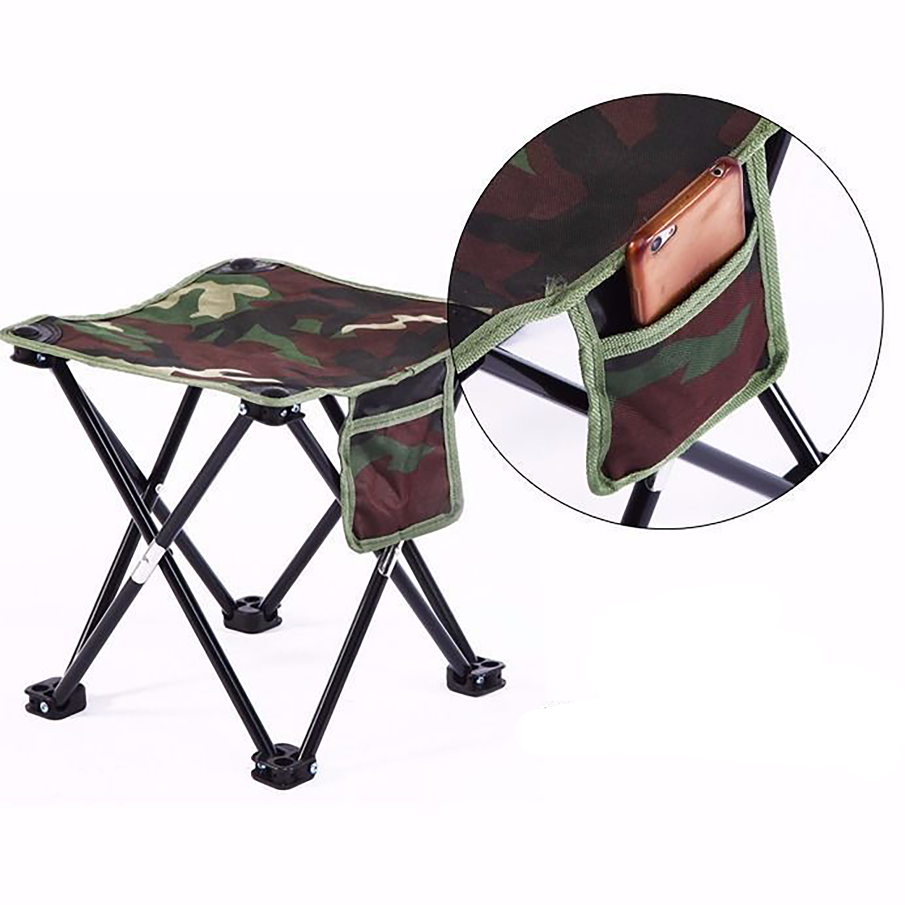 Portable Folding Stool Chairs for Adults Fishing/Hiking/Gardening and Beach 4
