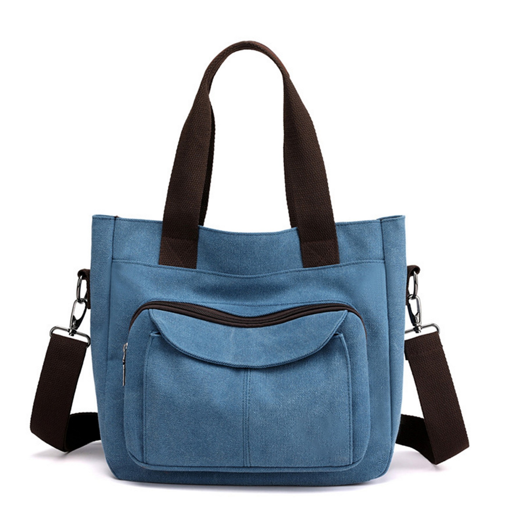 Retro Canvas Tote Bag W/Strap 7