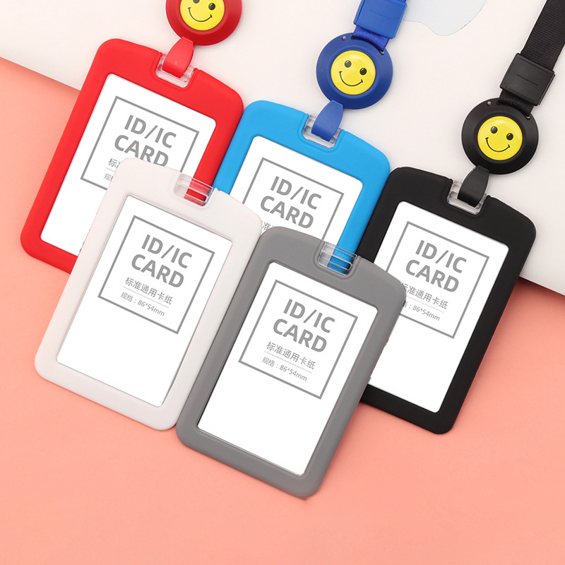 Silica Gel ID Card Badge Holder with Lanyard 9