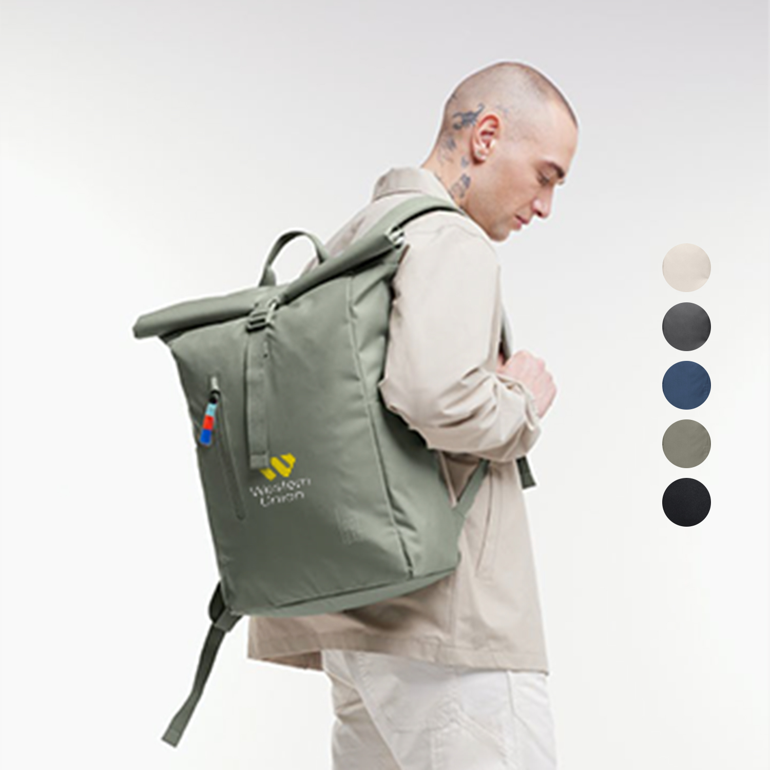 GOT BAG® ROLLTOP EASY – GOTS Certified Ocean Plastic Backpack 7