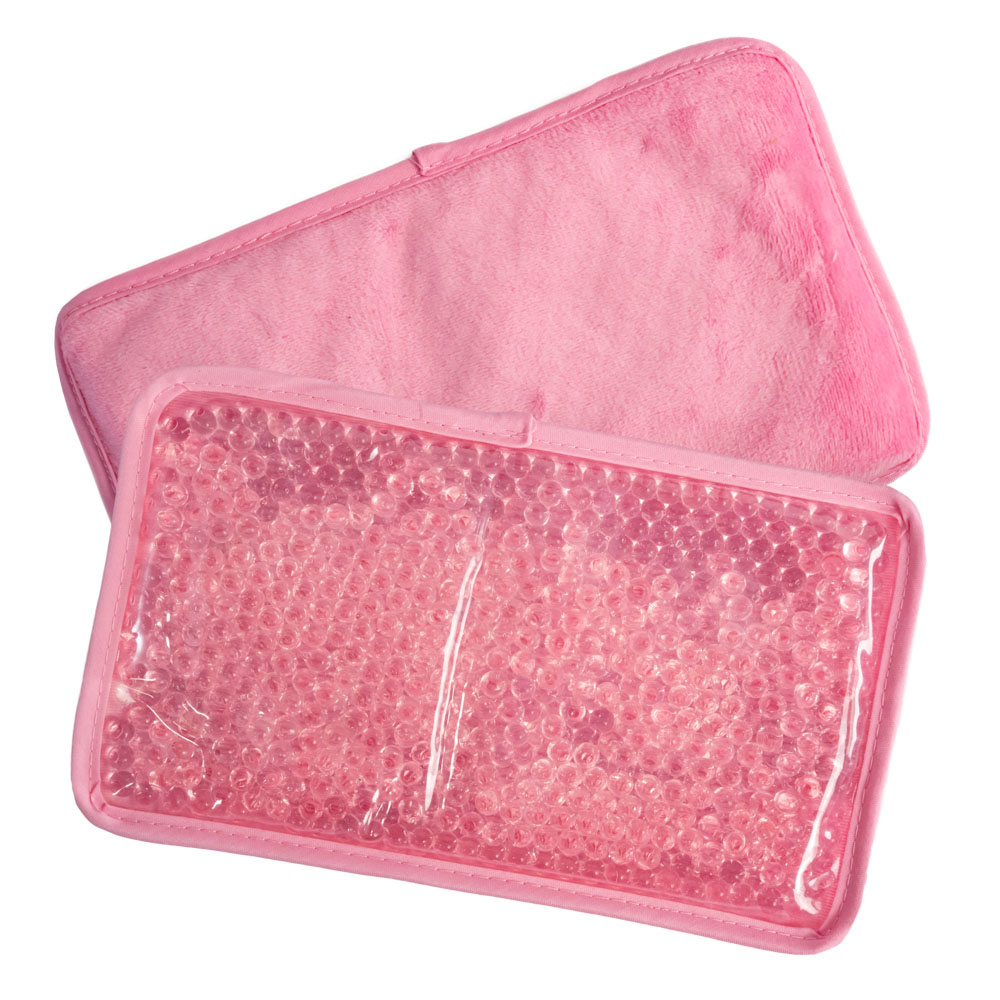 Rectangle Plush Gel Beads Hot/Cold Pack 8