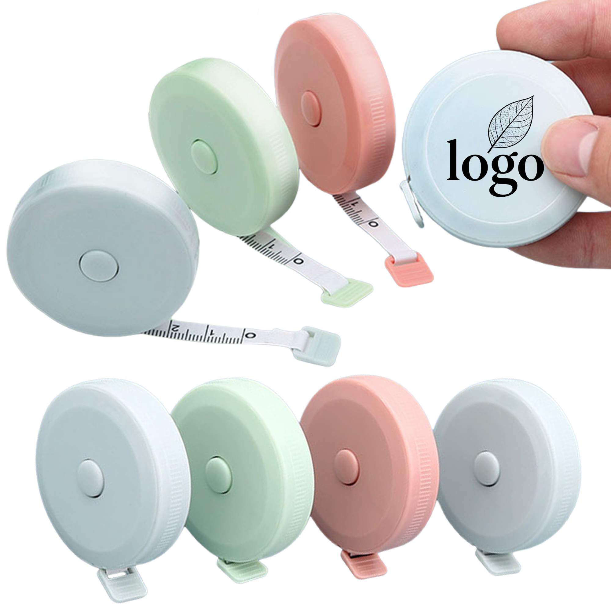 Round Mini Custom Tape Measure 2