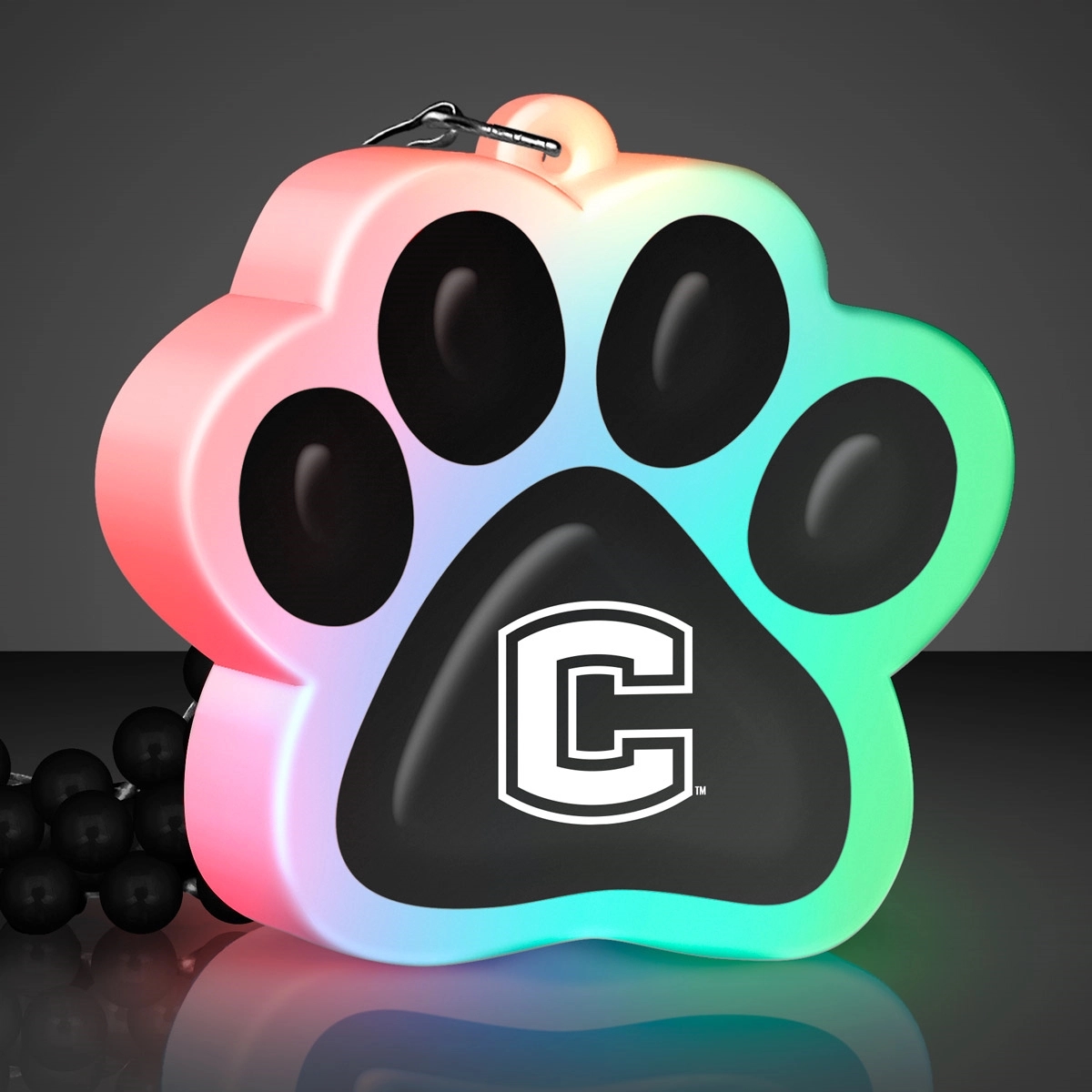 Light Up Paw Print Necklace 3