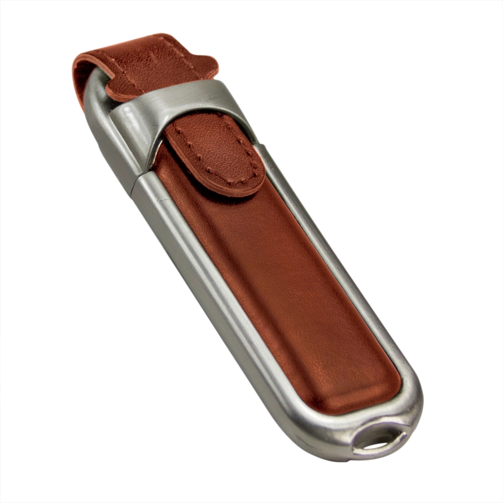 Leather Flip USB Flash Drive 2.0 2
