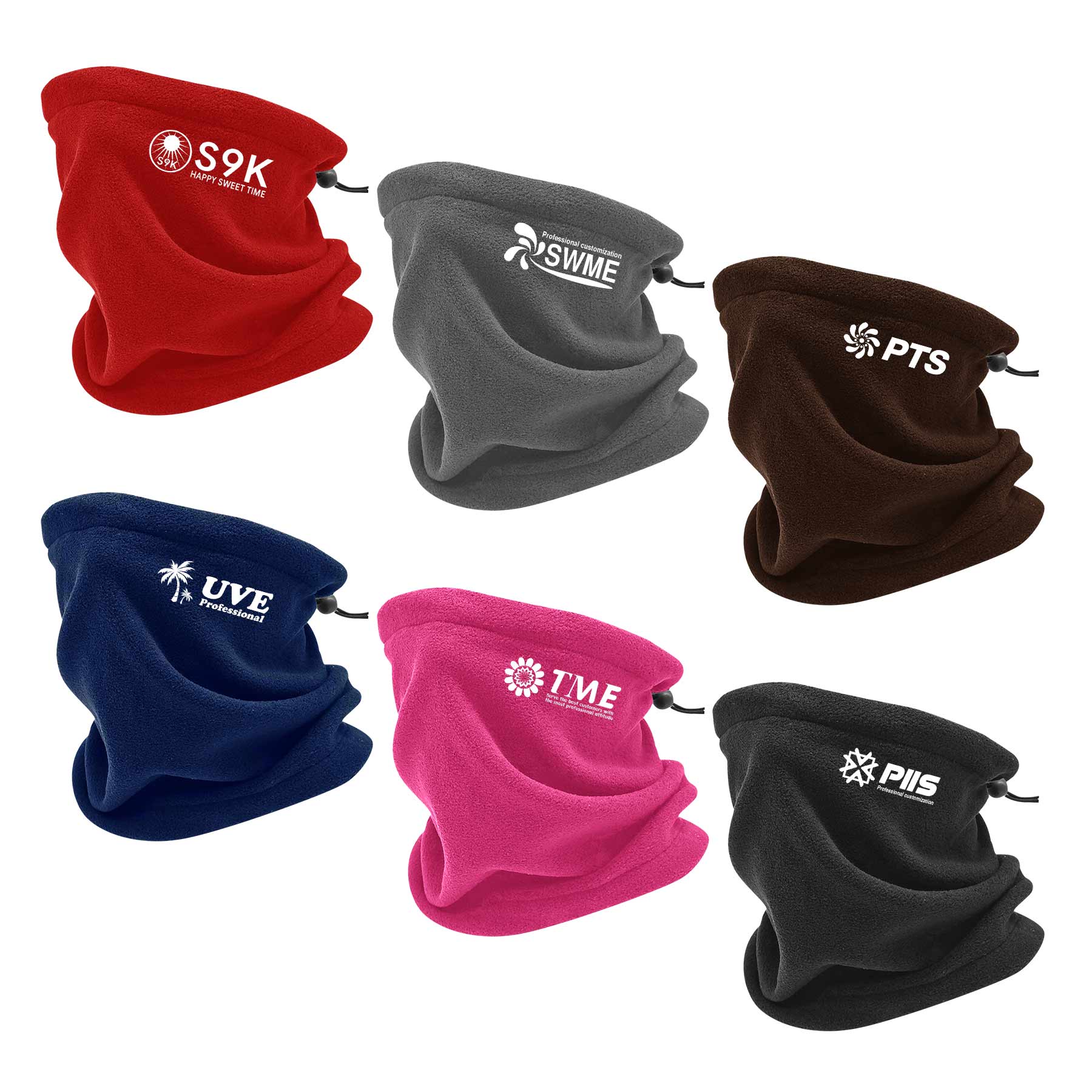 Multi-Functional Polar Fleece Neck Warmer Scarf 1