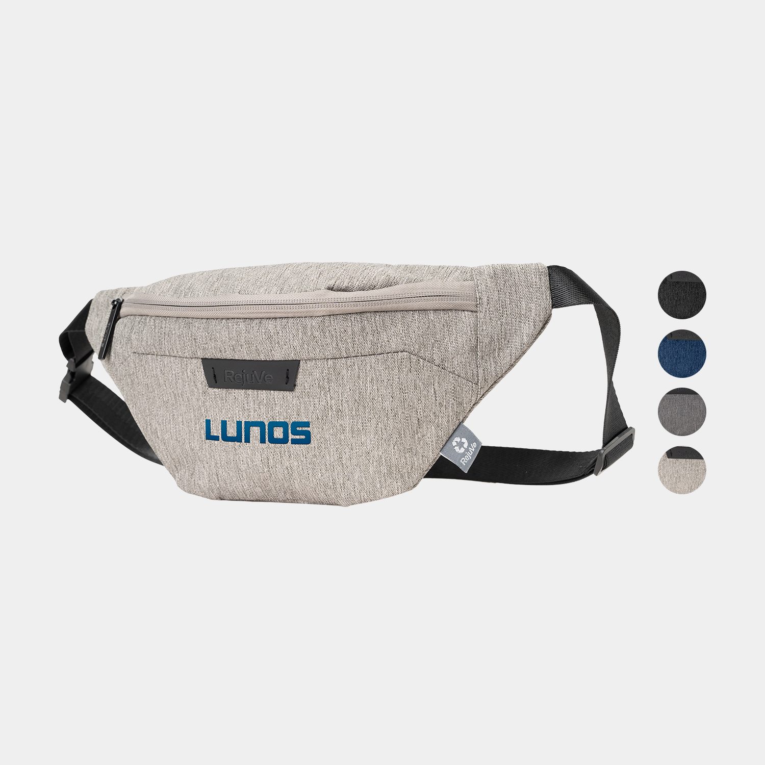 RejuVe® X-PAK Recycled Heather Modern Sleek Waist Fanny Pack 3