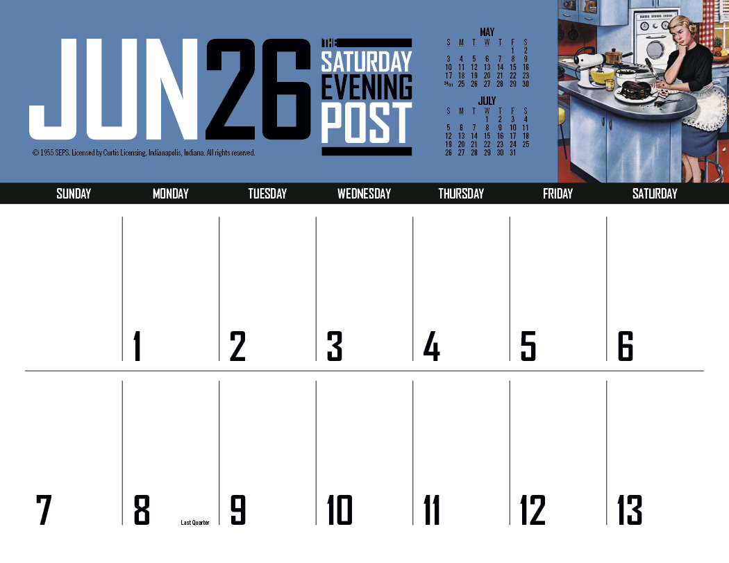 Triumph® Calendars Big Block Memo 19