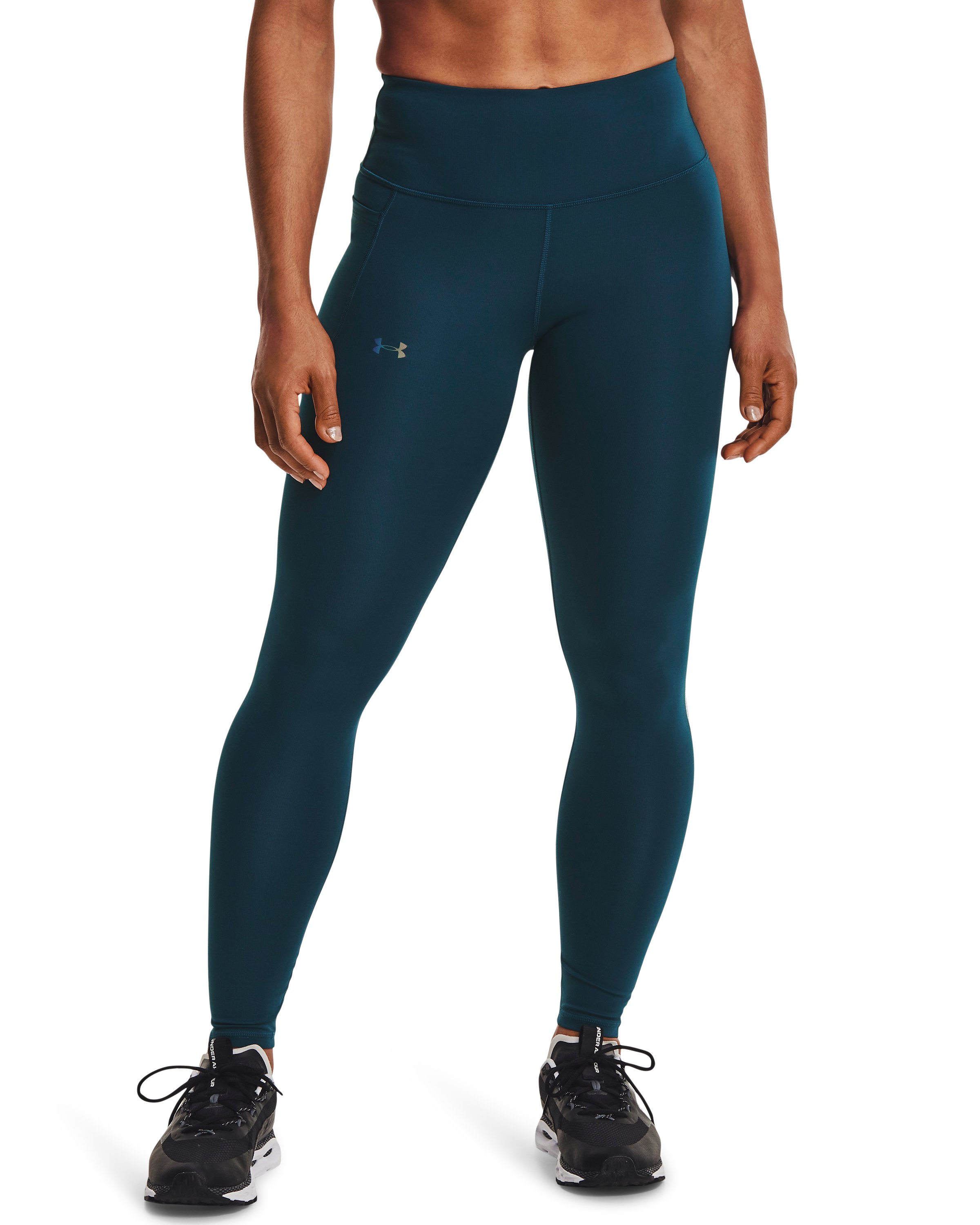 Women's UA RUSH ColdGear No-Slip Waistband Full-Length Leggings 4