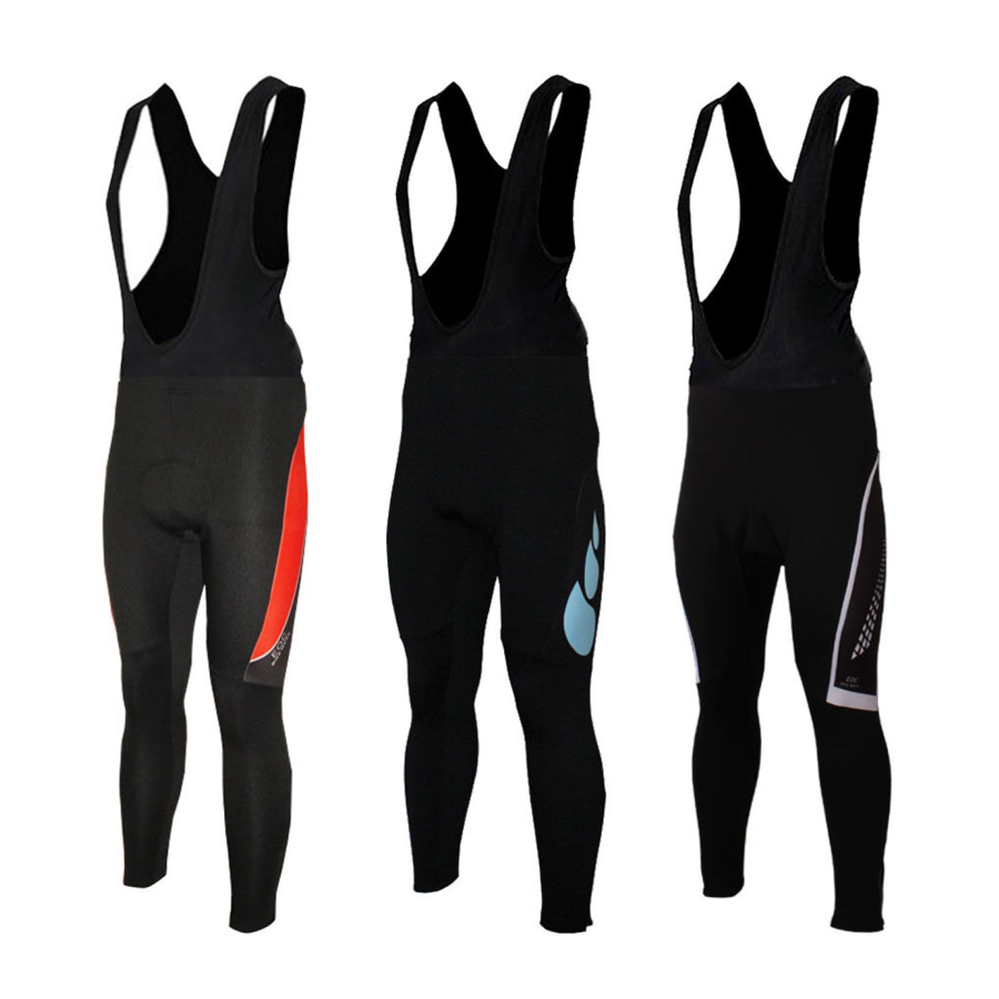 Unisex Full Sublimation Cycling Bib Tights with Fleece