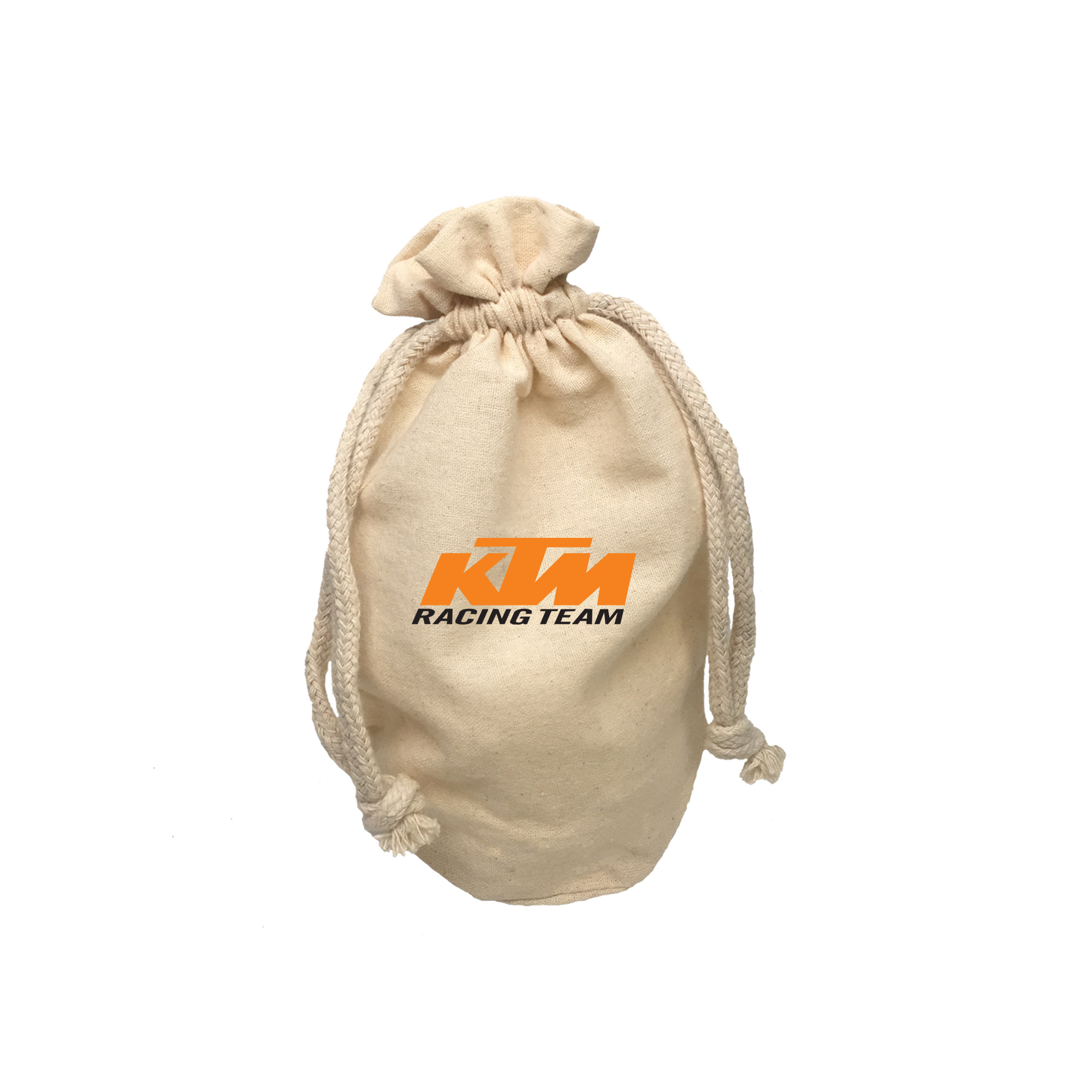 Large Round Bottom Muslin Cotton Pouch 2