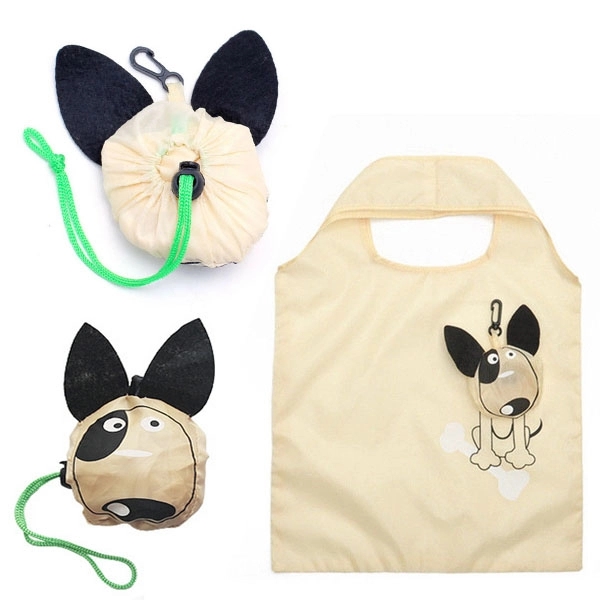 Dog Shaped Foldable Shopping Tote Bag 6