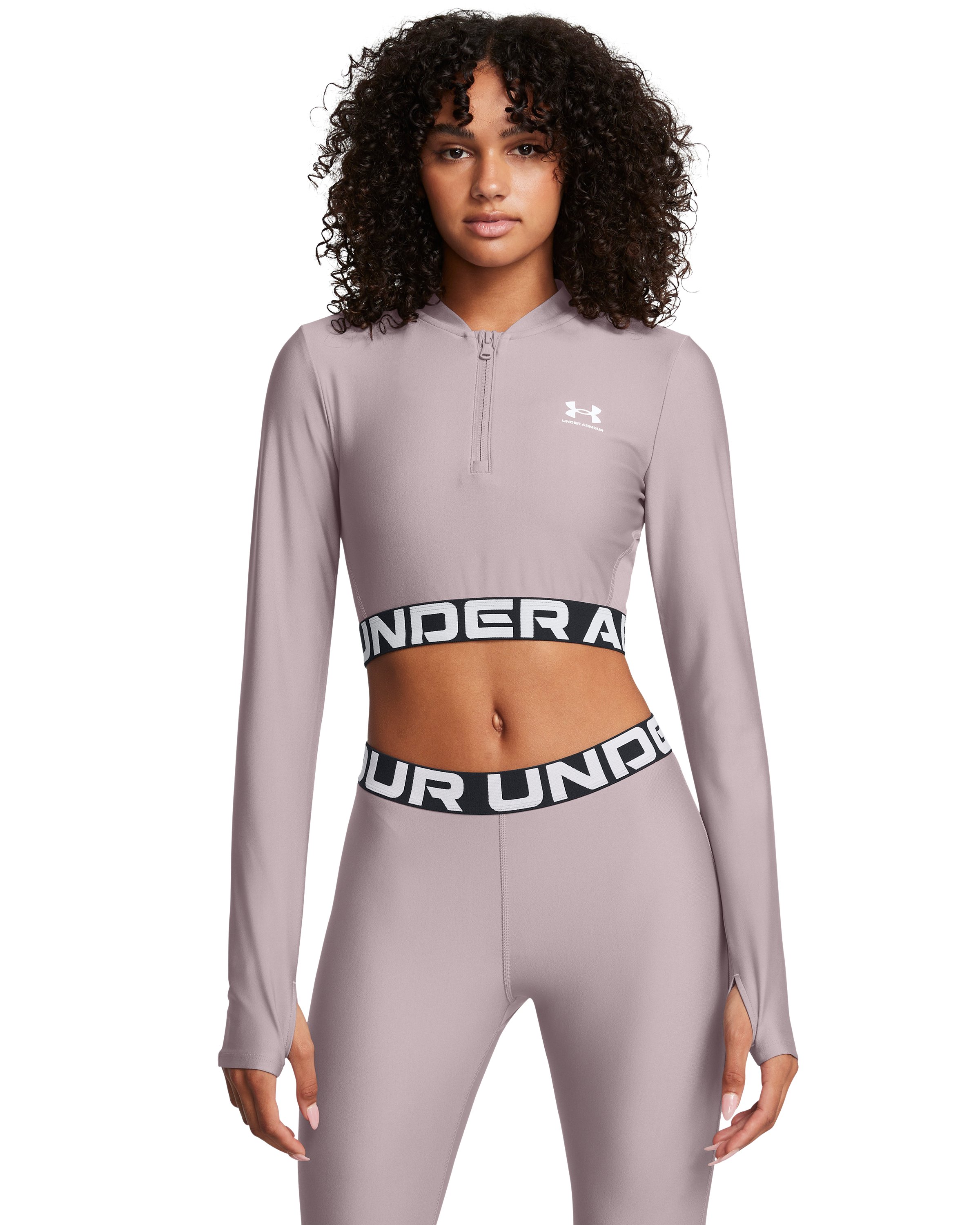 HeatGear Rib Women's Zip Long Sleeve 3