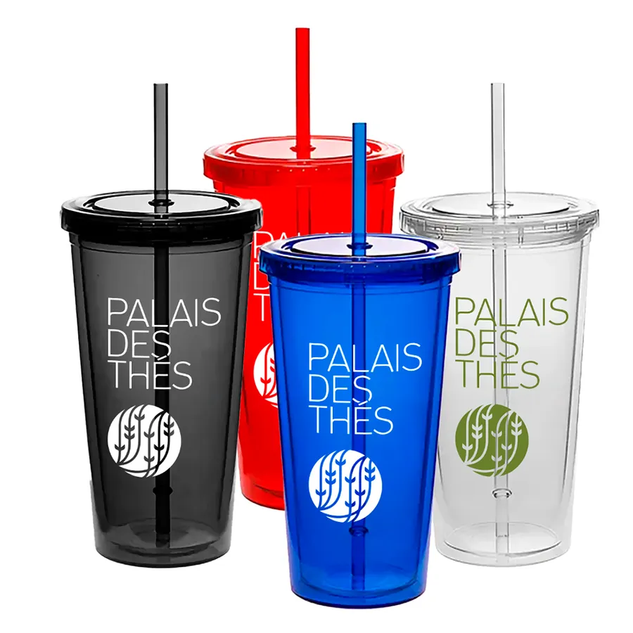 20 Oz Vibrant Sip Tumblers with Straw 3