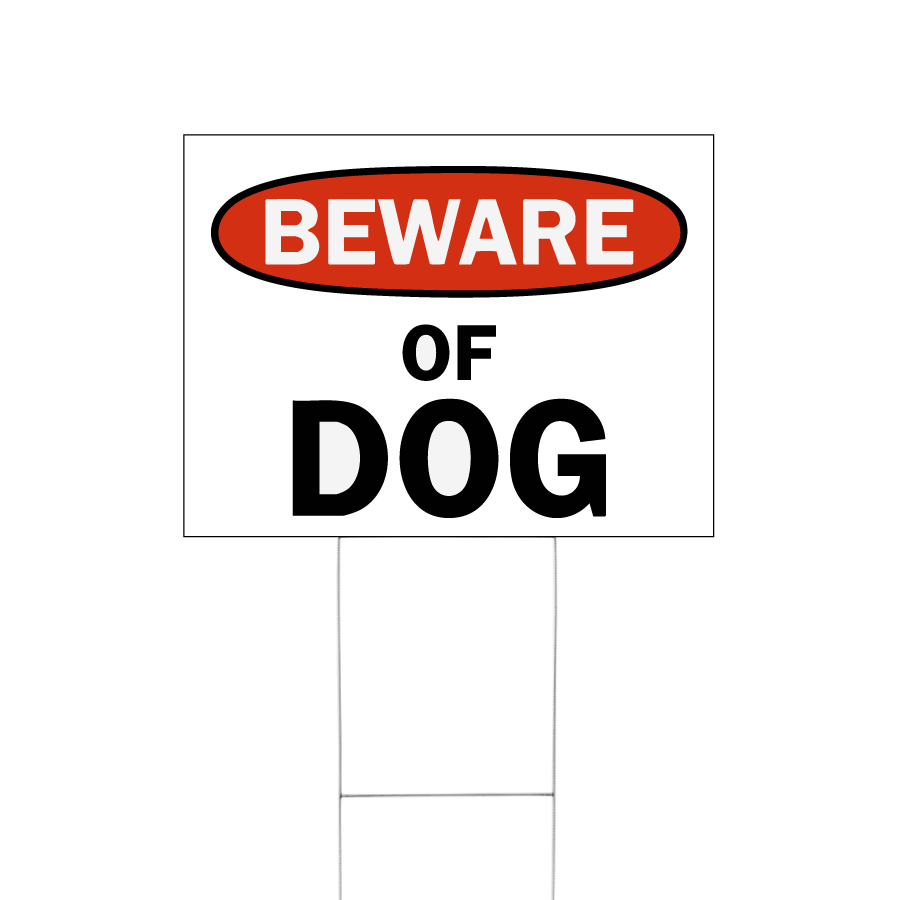 12in. x 18in. Coroplast Lawn and Site Signs 3