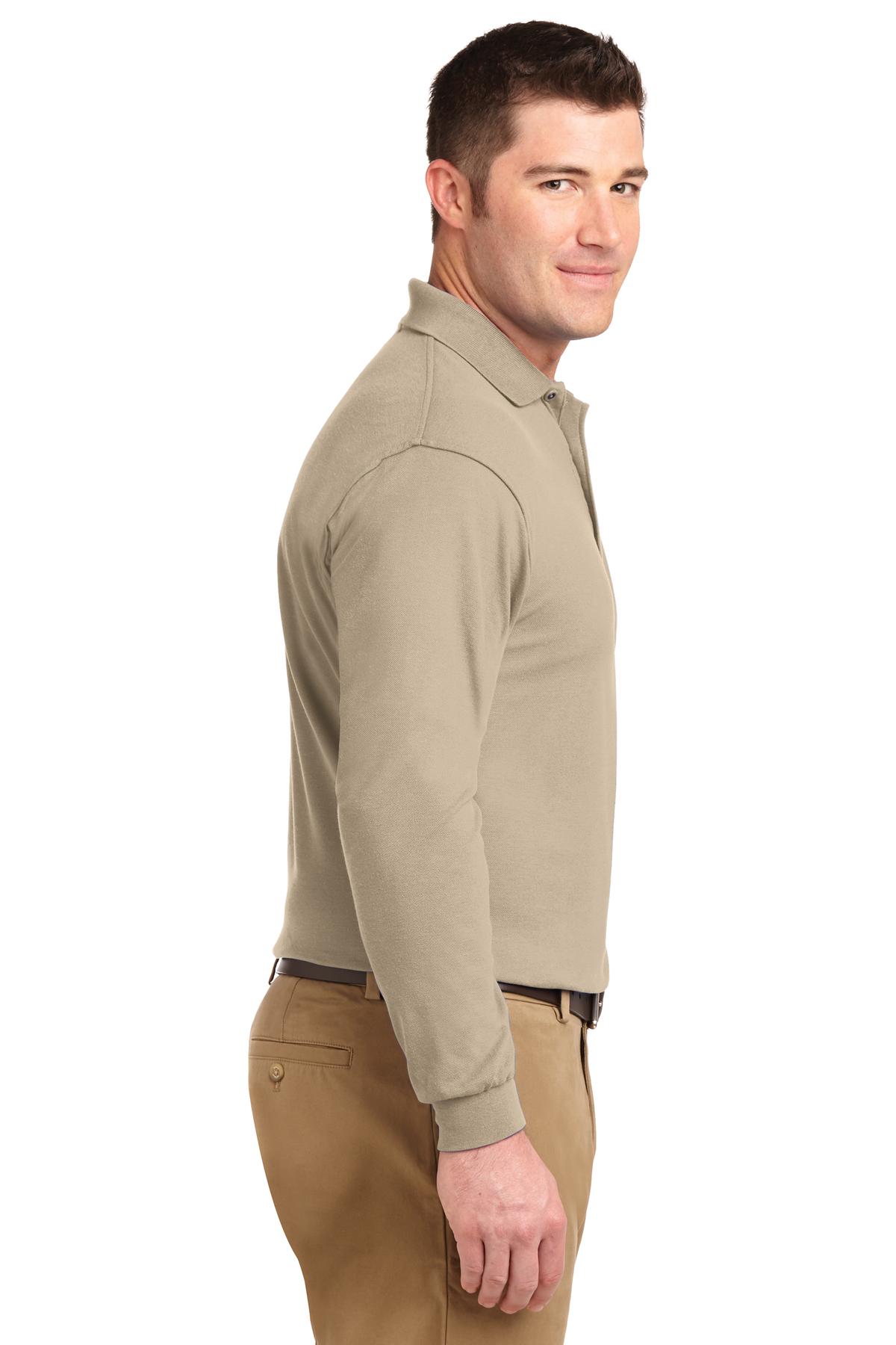 Port Authority Silk Touch Long Sleeve Polo. K500LS 39