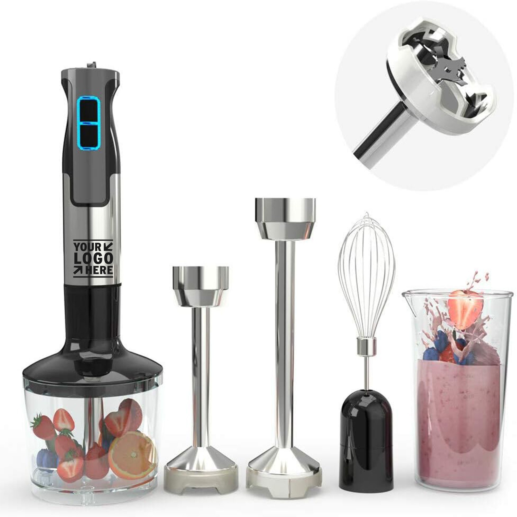 Intermix Immersion Blender Handheld 3