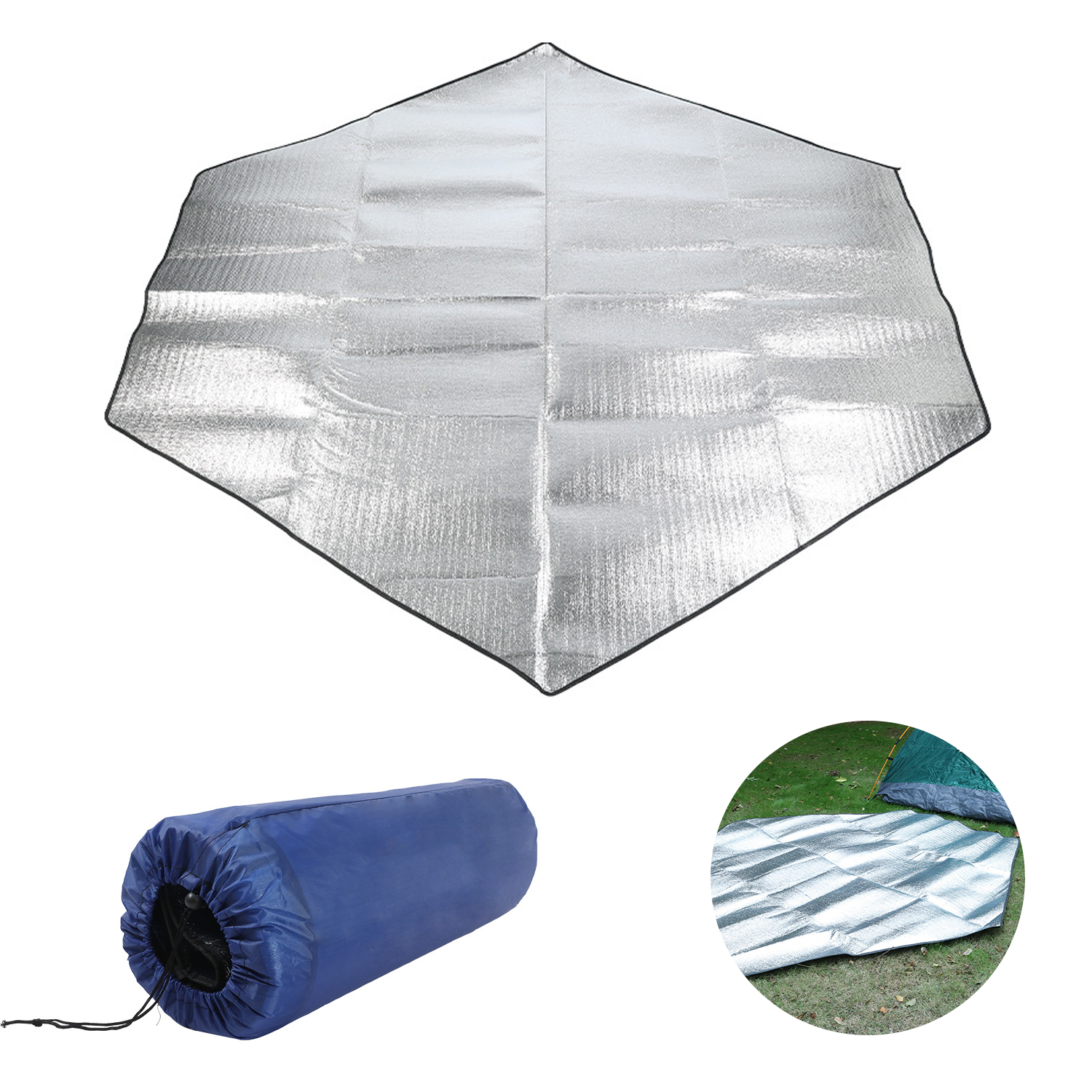 Foldable Waterproof Aluminum Film Picnic Mat 2