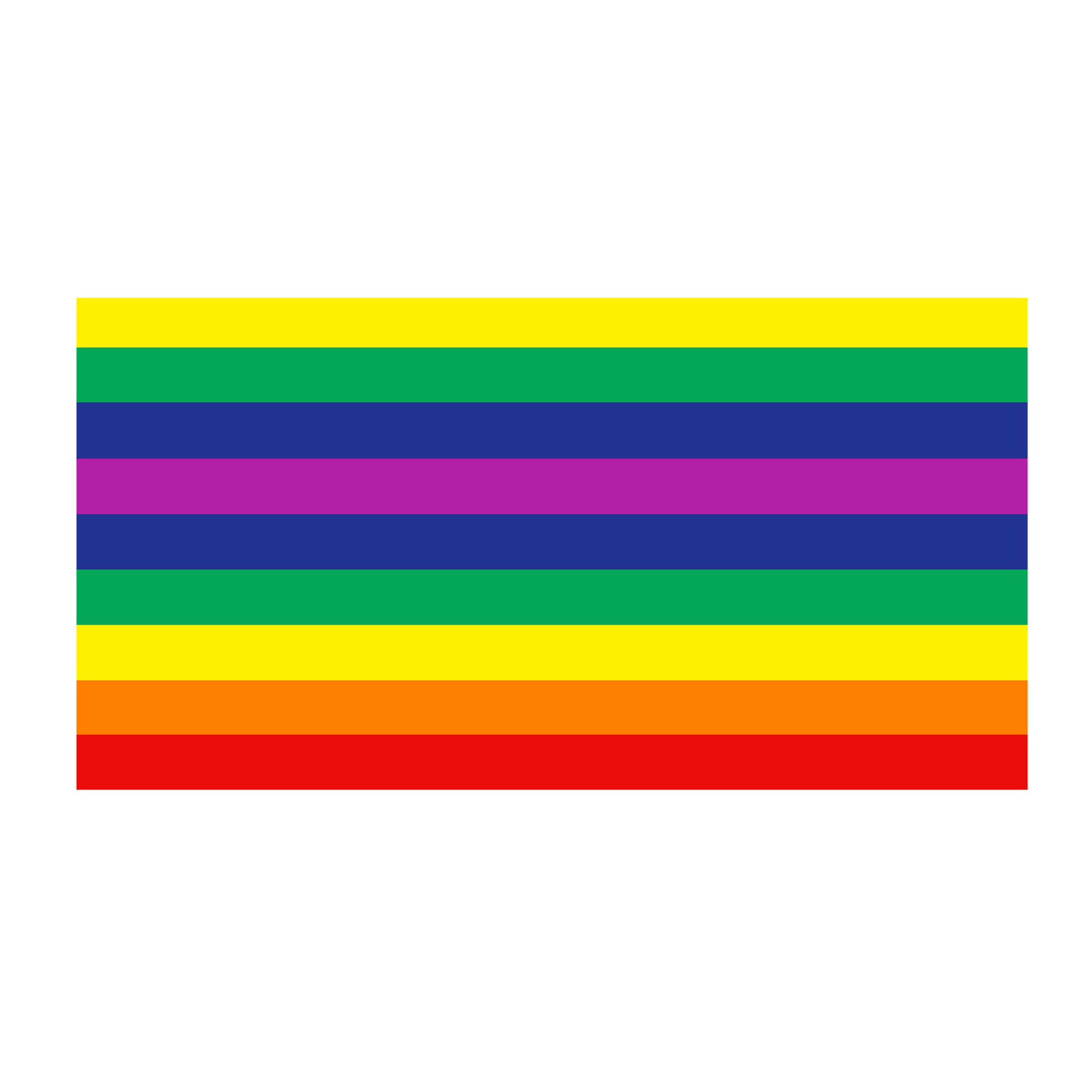 Rainbow Plastic Tablecloth (direct import) 4