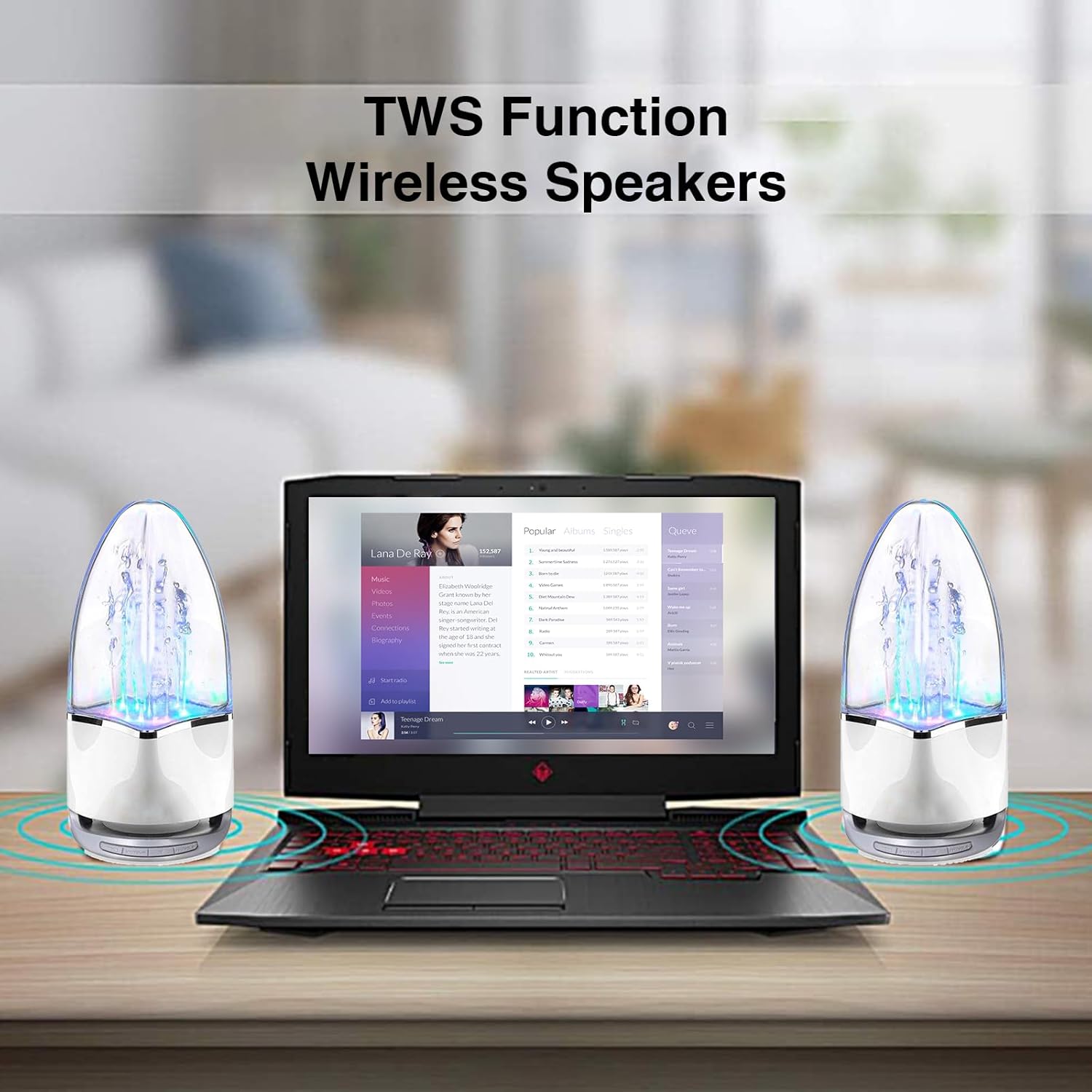 Wireless Wireless Dancing Water Speaker 3